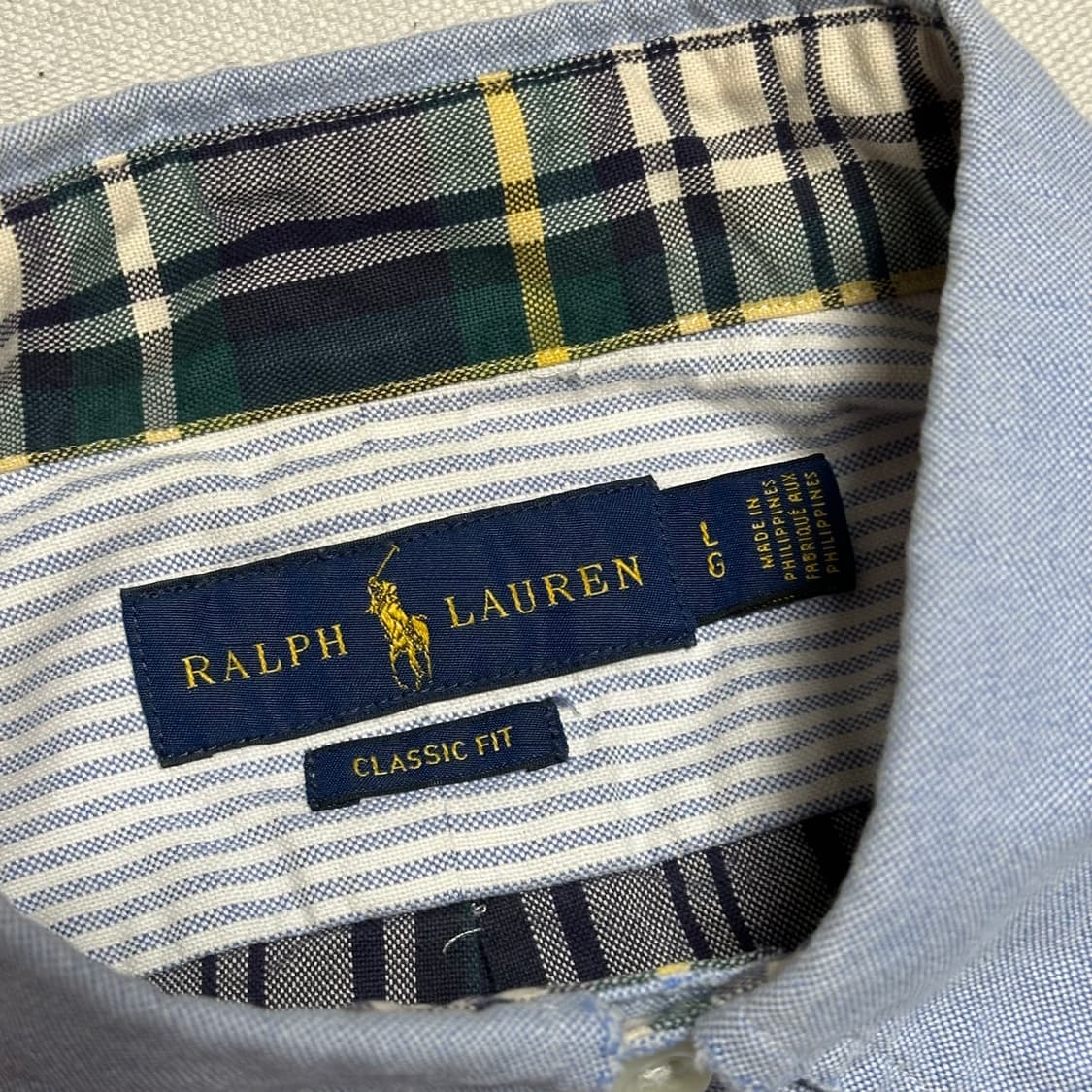 L 폴로랄프로렌 클래식핏 크레이지 패턴 코튼 셔츠 상품이미지4