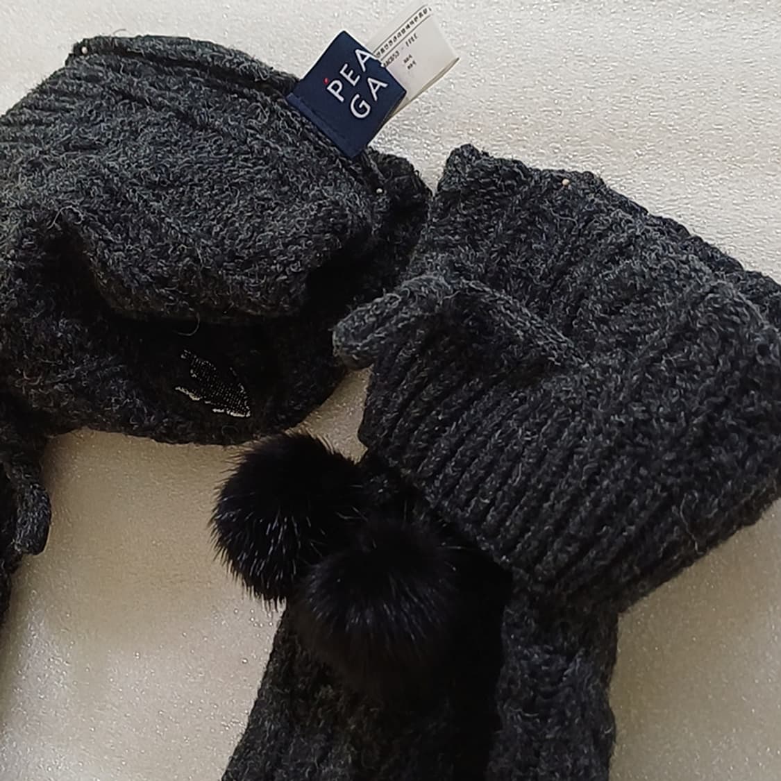 파리게이츠 골프 밍크방울 울 니트 레그워머 롱 발토시 사랑봉봉 상품이미지3