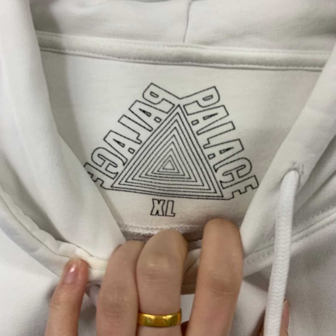 팔라스 P-3D 화이트 후드티 상품이미지9