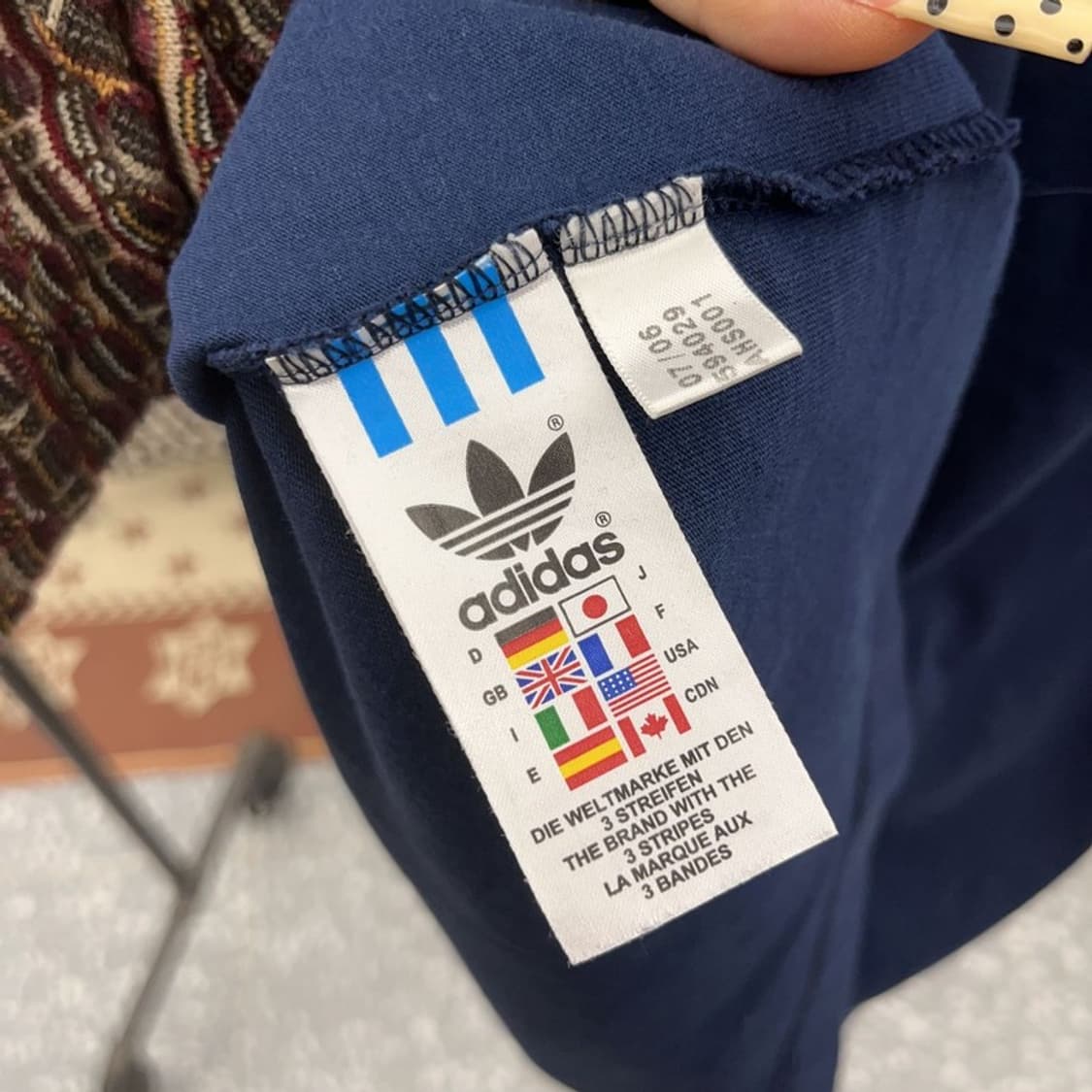 아디다스 스타디움 오리지널 블루 삼선 롱슬리브 100 C09588 상품이미지6