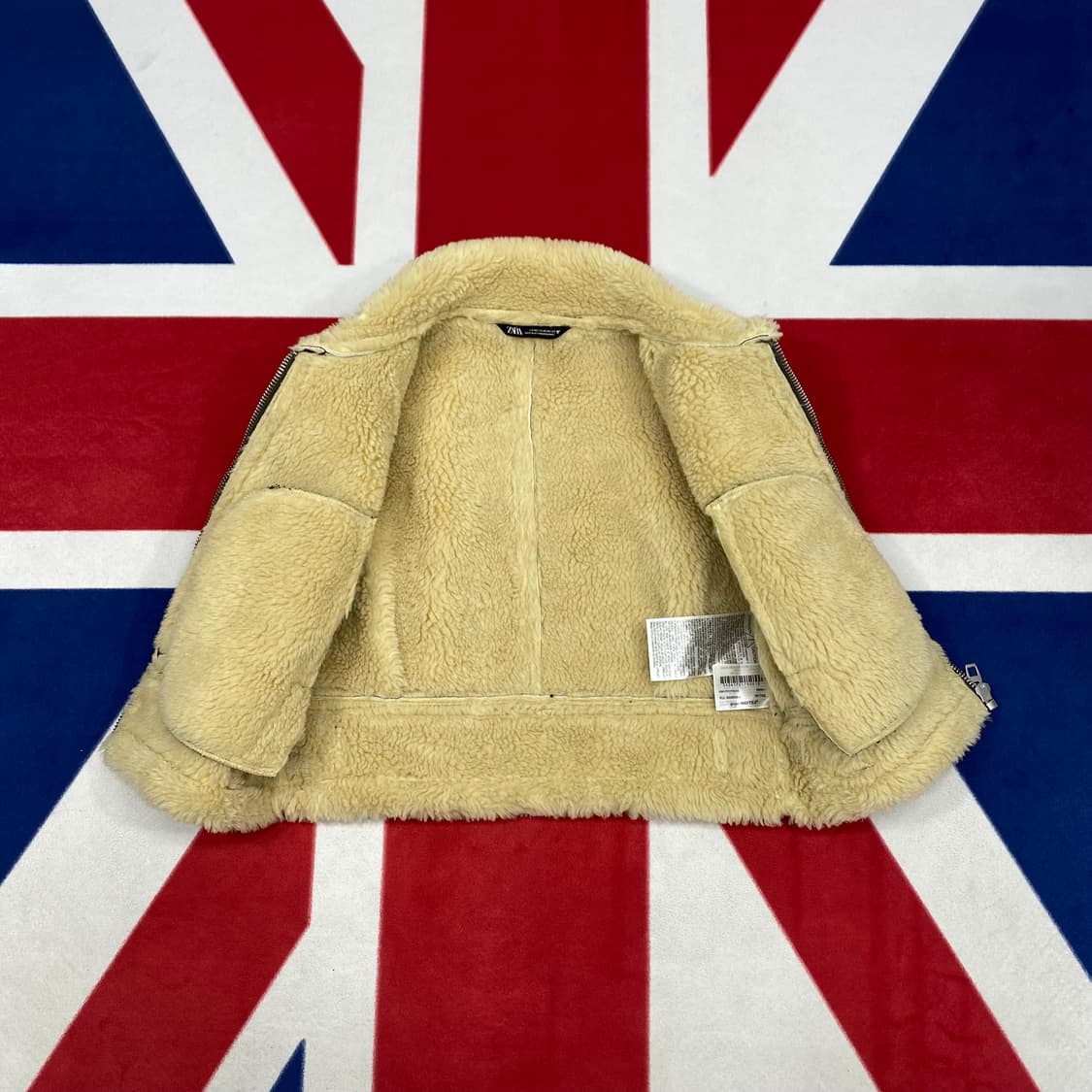 자라 베스트 무스탕 여성 XS 실측 44-55 상품이미지5