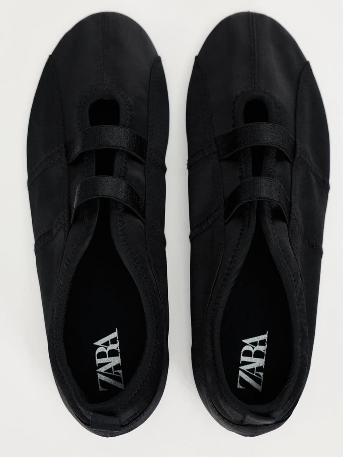 자라 새틴 스포츠 발레리나 플렛슈즈 상품이미지1