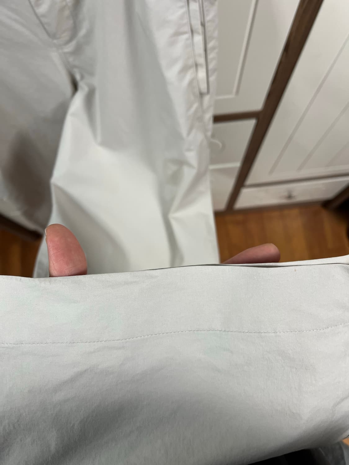 고낙 knife layer pants cream 2사이즈 상품이미지5