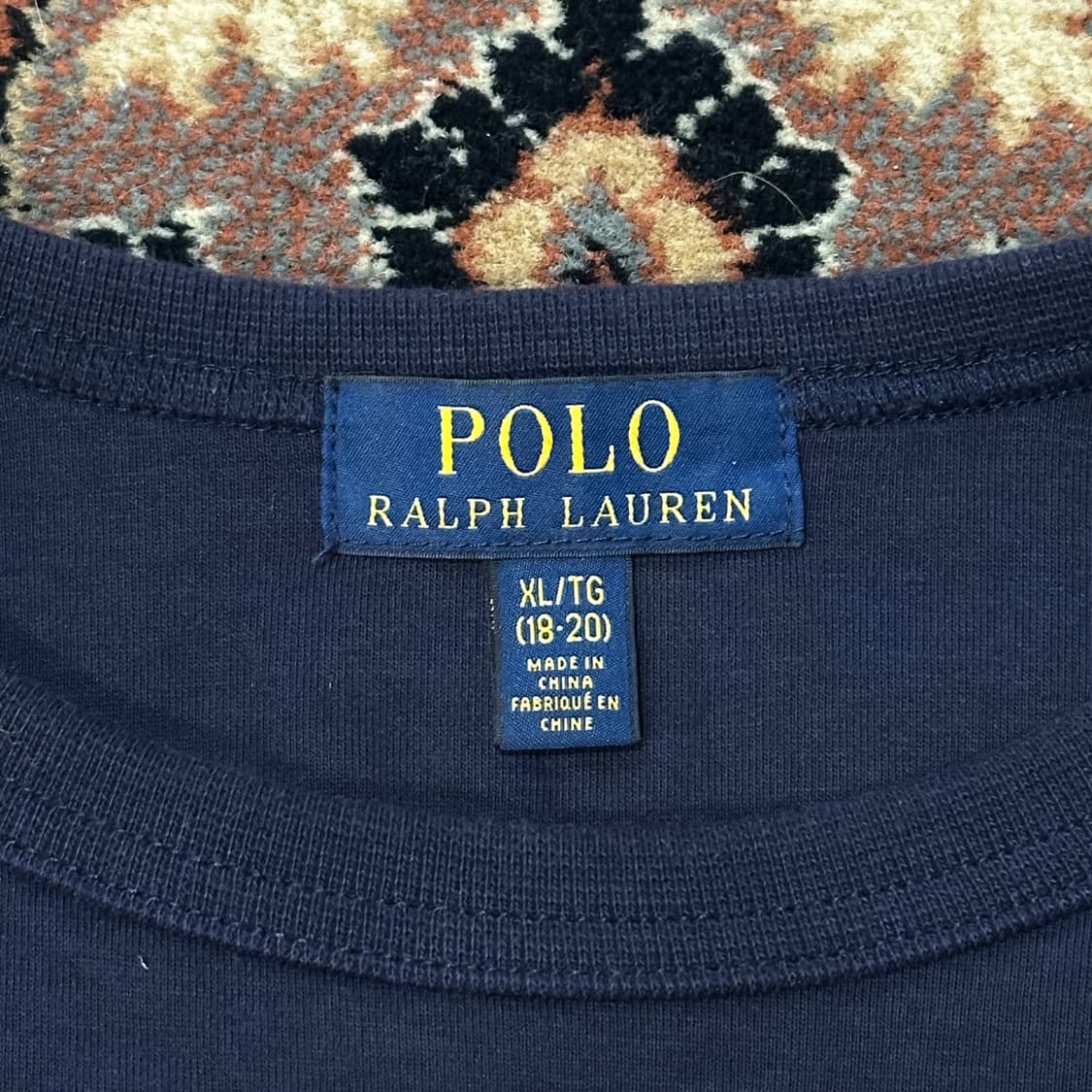 폴로 랄프로렌 빅포니 맨투맨 네이비 (M) 상품이미지5