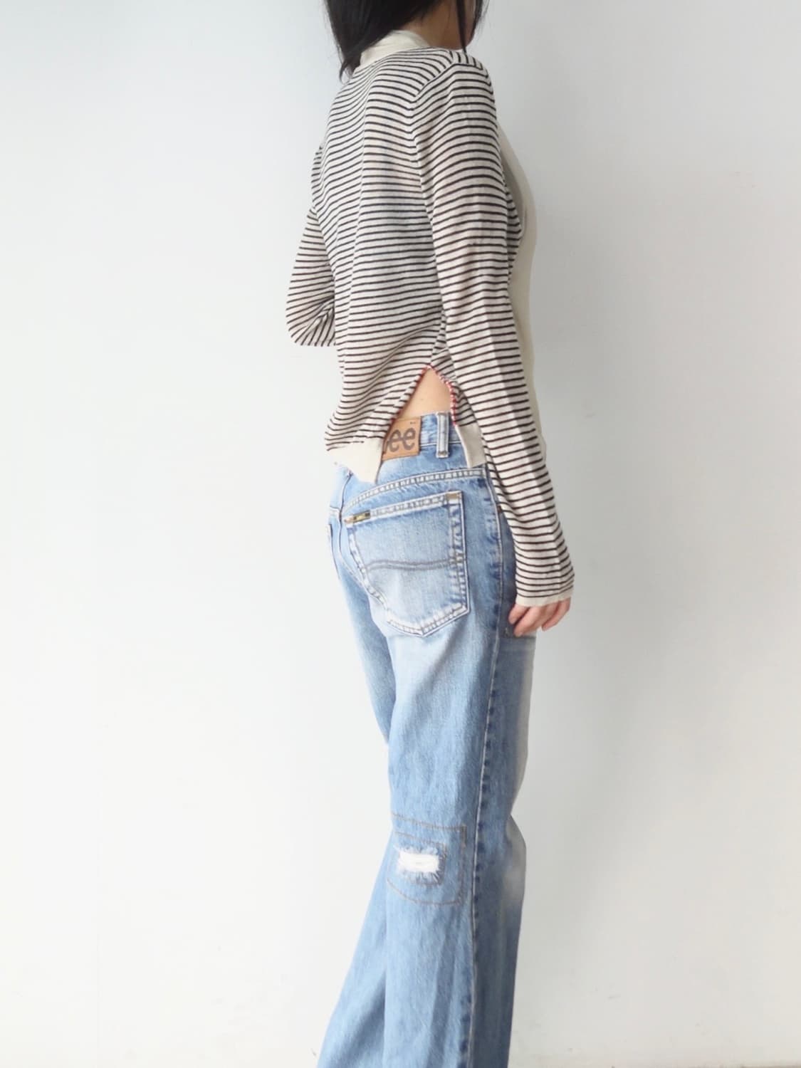 SYSTEM unbal drape cardigan 상품이미지7