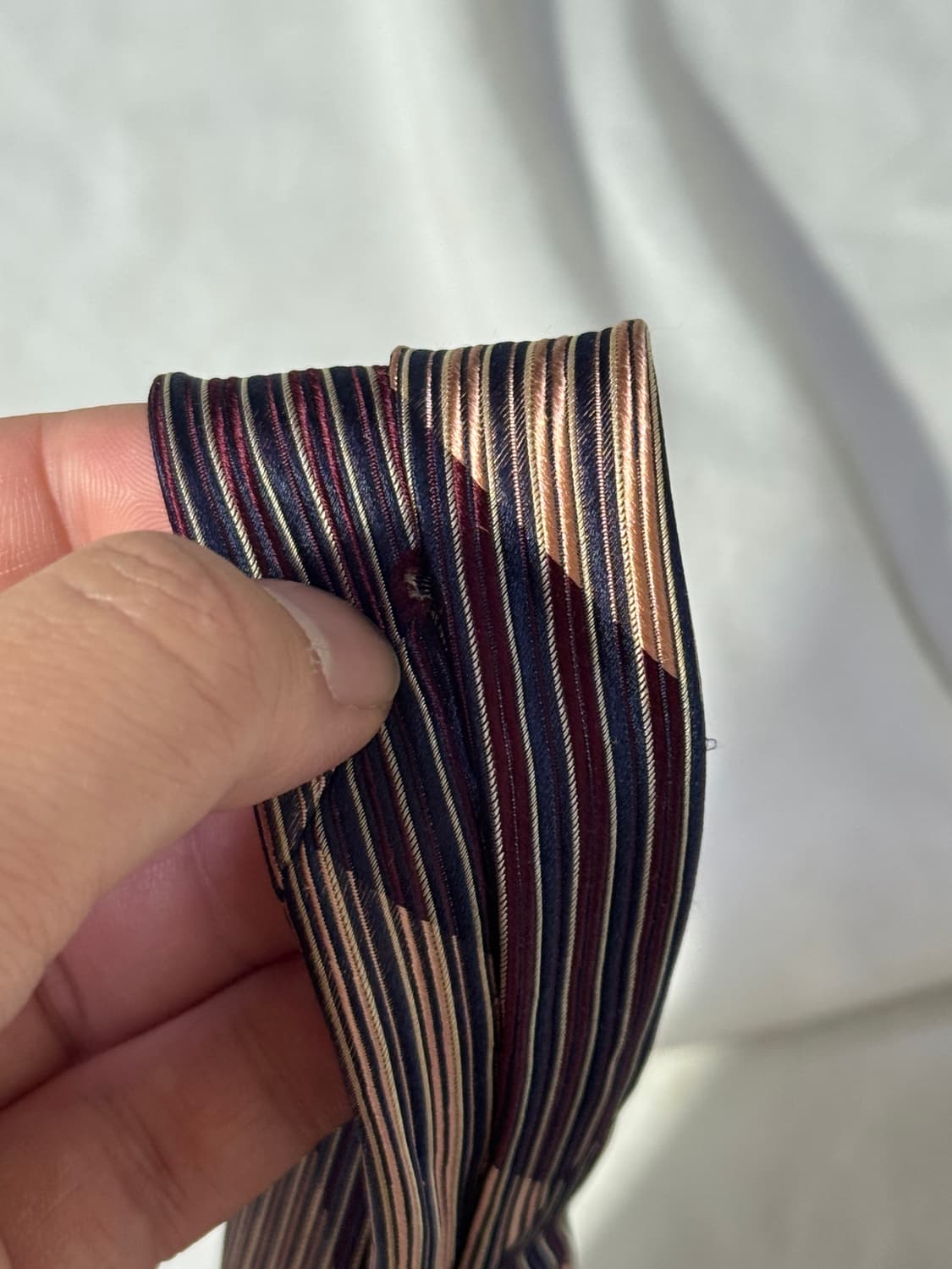 요지야마모토 패턴 실크 넥타이 상품이미지4