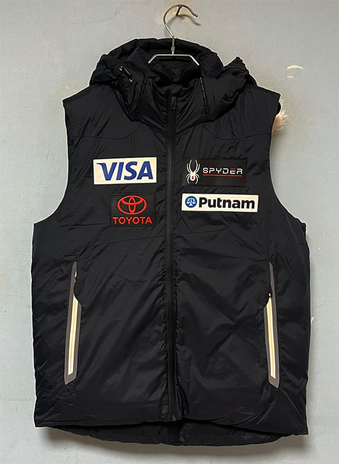 스파이더 US스키팀 남자 패딩조끼 덕다운 M 95 상품이미지1