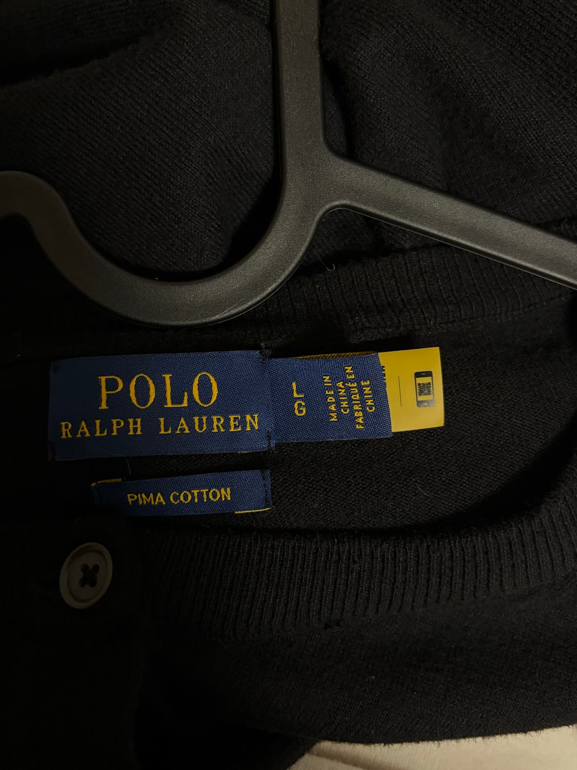 폴로 블랙 가디건 상품이미지2