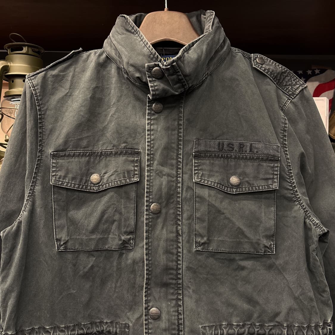 신형라벨 폴로 랄프로렌 USRL 라인 워시드코튼 사파리 자켓 N969 상품이미지3