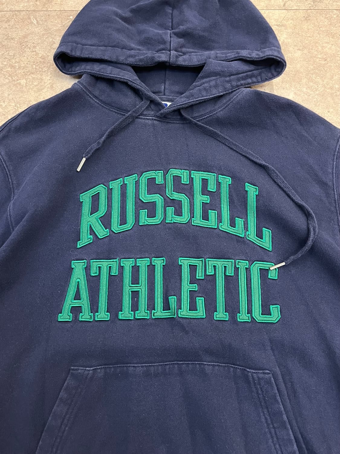 러셀 애슬레틱 로고 후드티 네이비 L #csz3307 상품이미지6