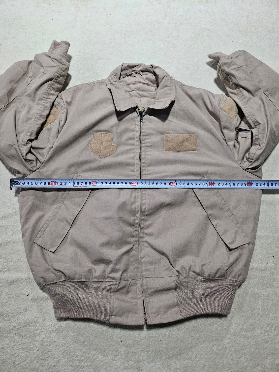 90s 미군오리지날 탄색CVC 탱커병쟈켓 신품 L/R 상품이미지9