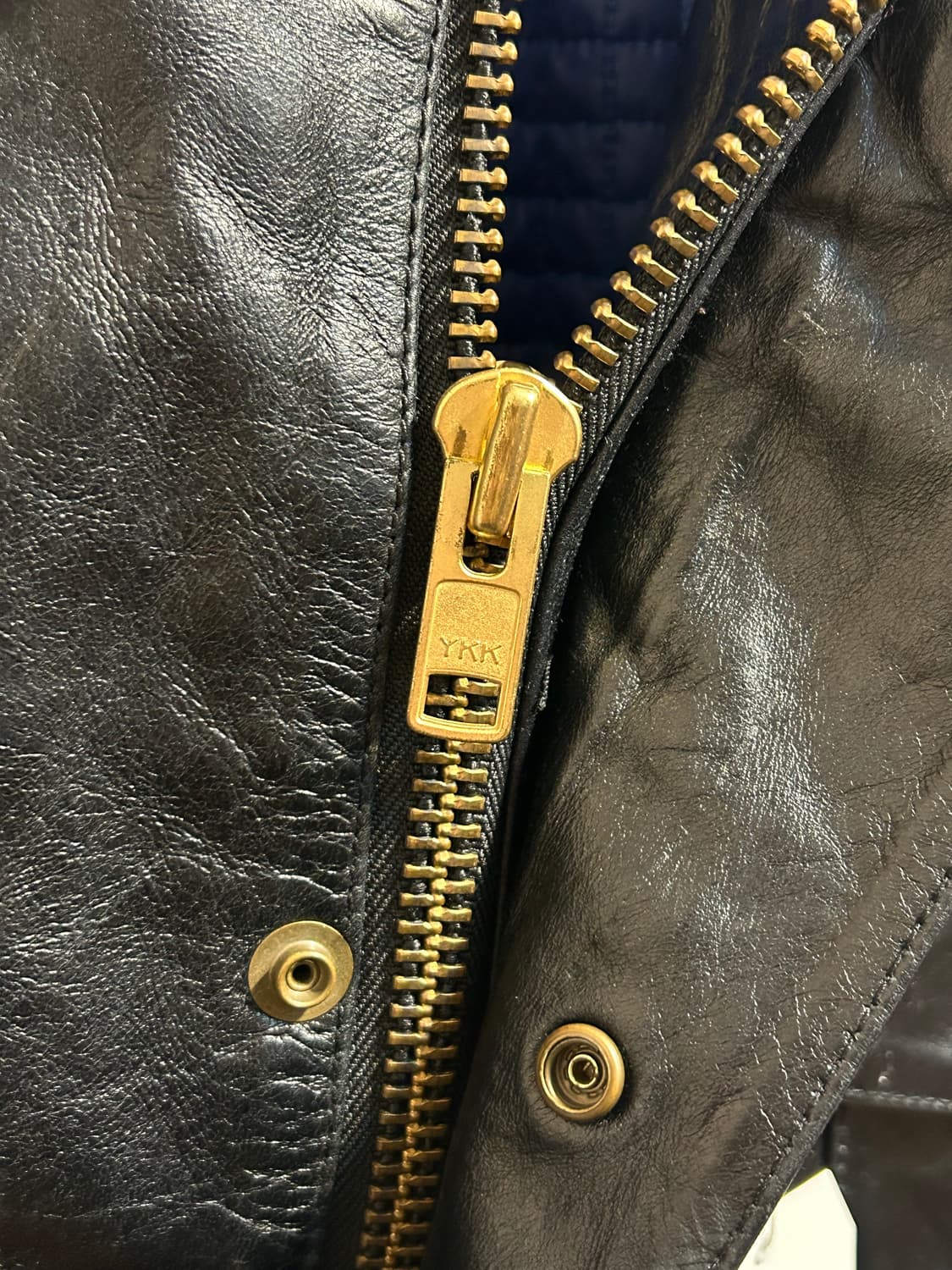 유즈드 레더 플라이트 자켓 상품이미지5