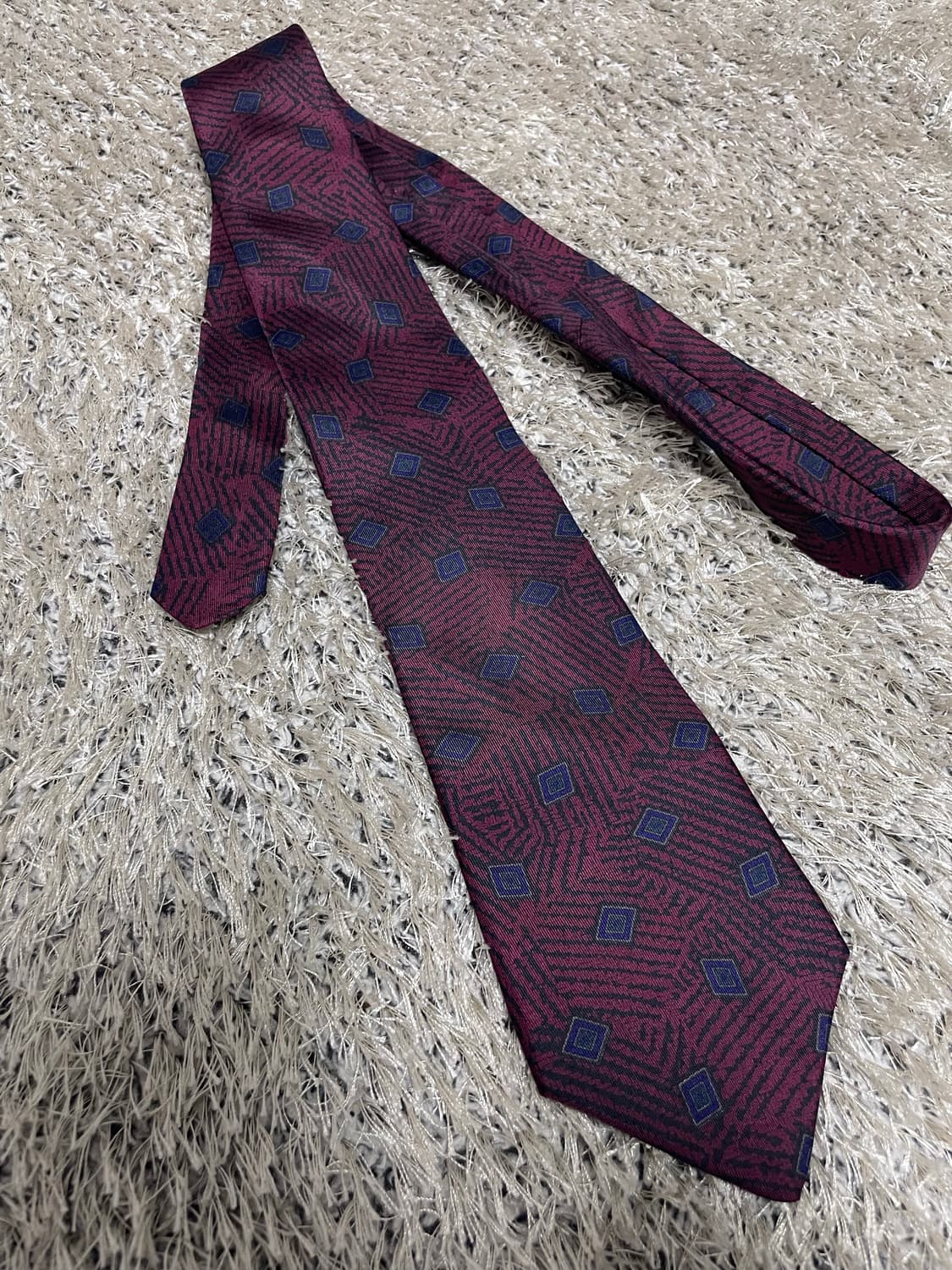 미국제 입생로랑 실크 넥타이 상품이미지2