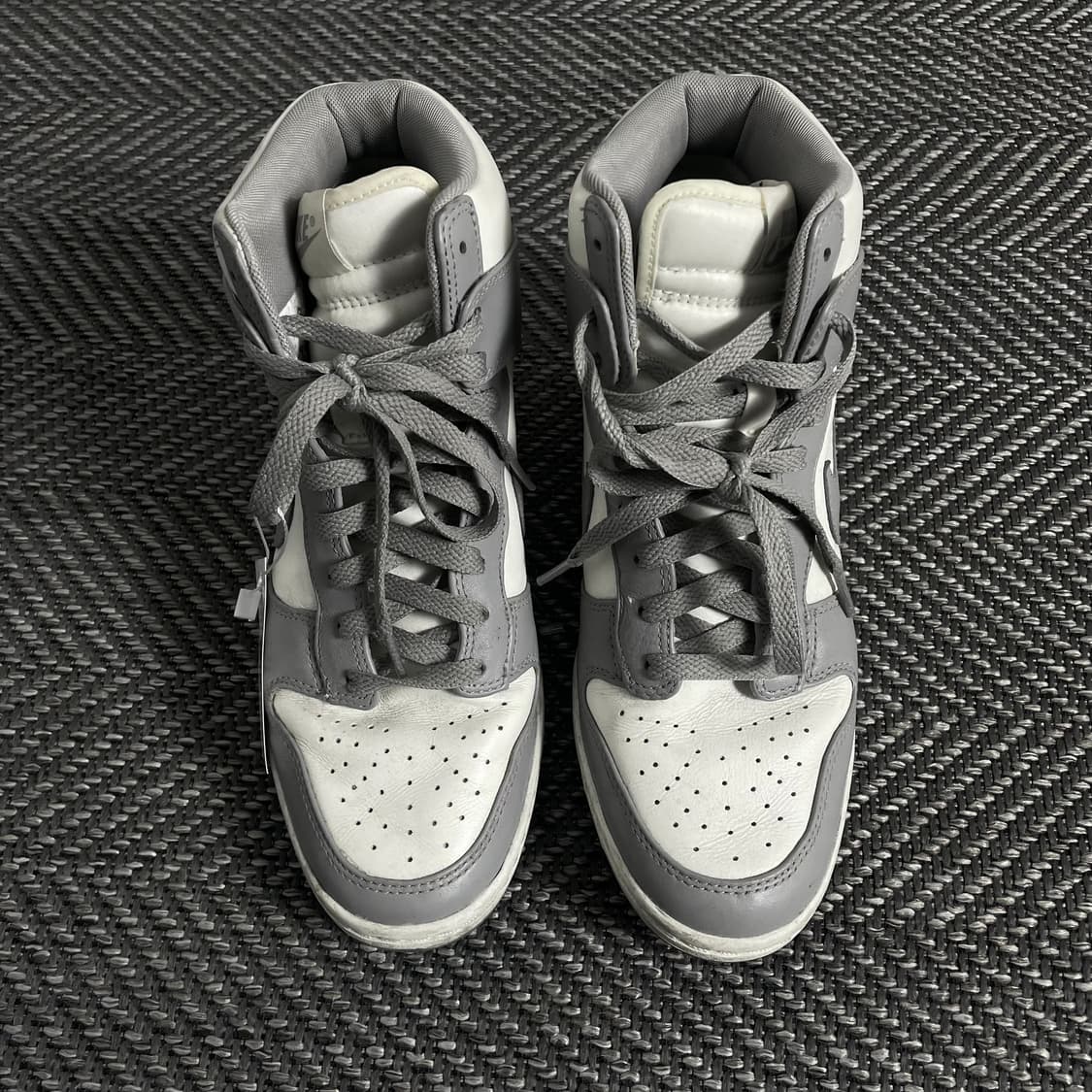 나이키 덩크 하이 레트로 화이트 플래티넘 스니커즈o 3542 상품이미지2