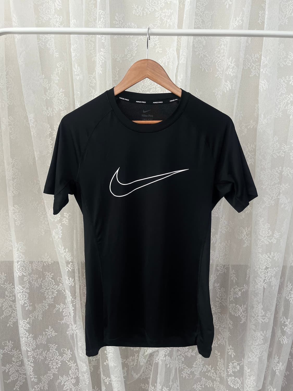 2XL) 나이키 드라이핏 타이트 반팔 티셔츠 스우시 상품이미지1