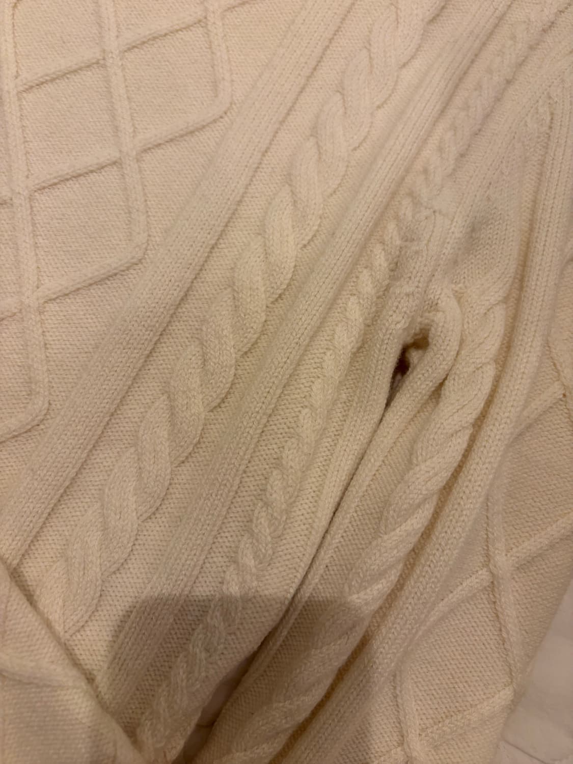 Kith 아이보리 크롭니트 xs 상품이미지3