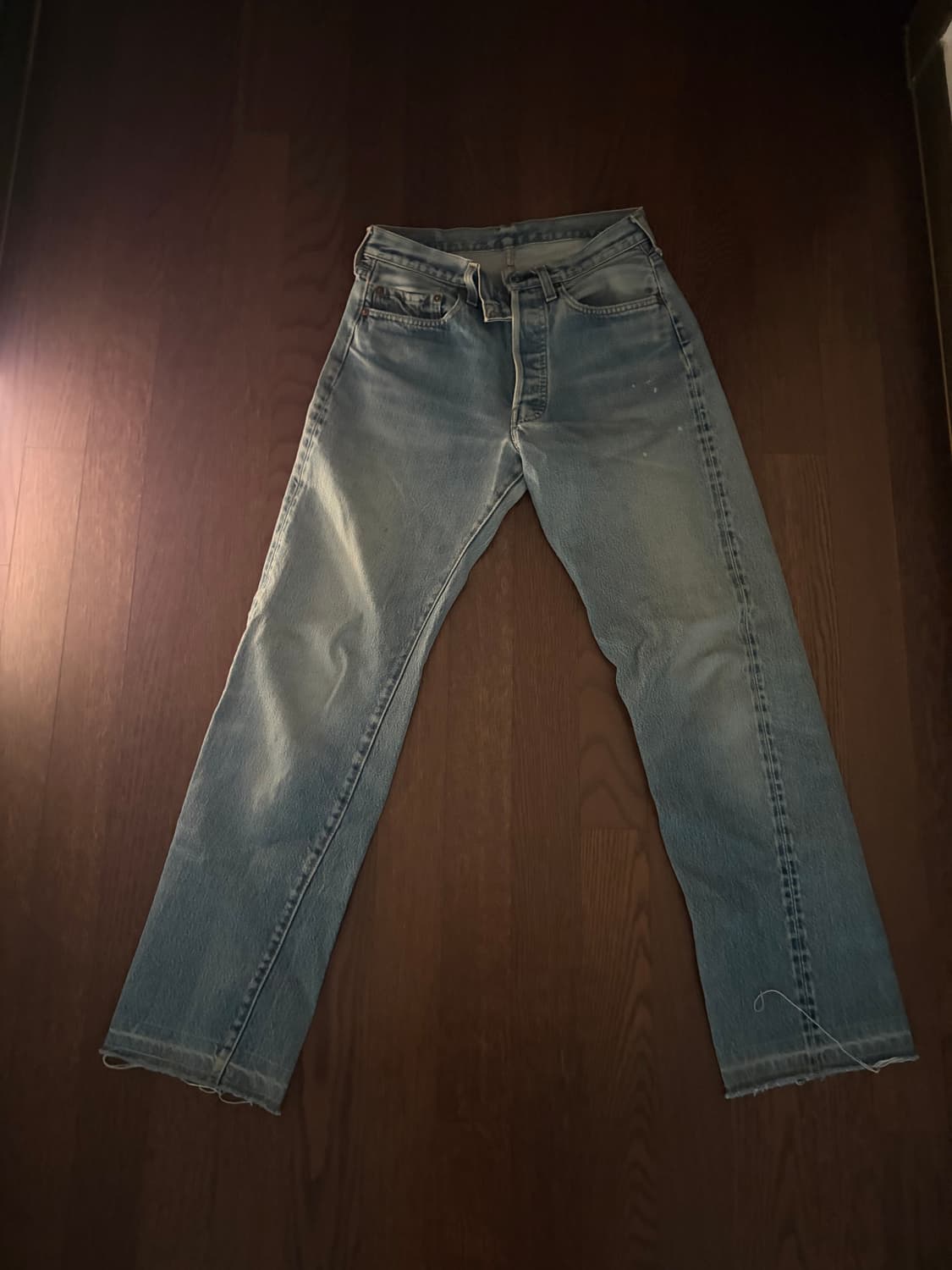 80s 미제 리바이스 501 중청워싱 66후기 32/38 상품이미지1