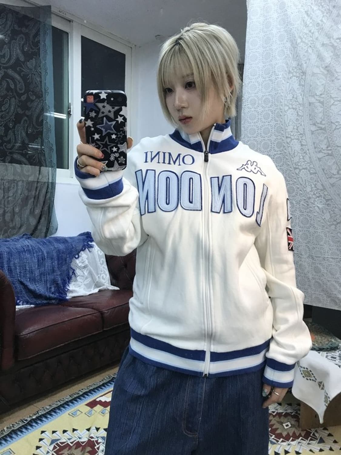 카파 빈티지 약기모 집업 자켓 상품이미지1