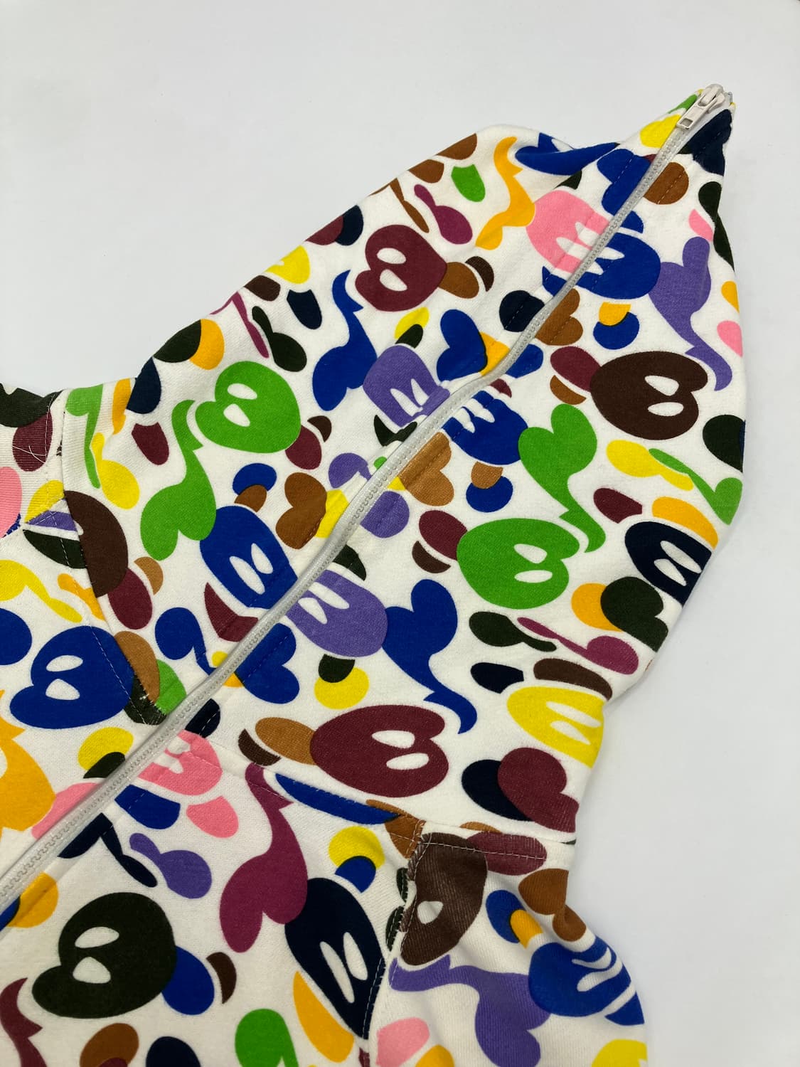 Bape baby milo 베이프 베이비 마일로 멀티카모 풀집업 후드 상품이미지2