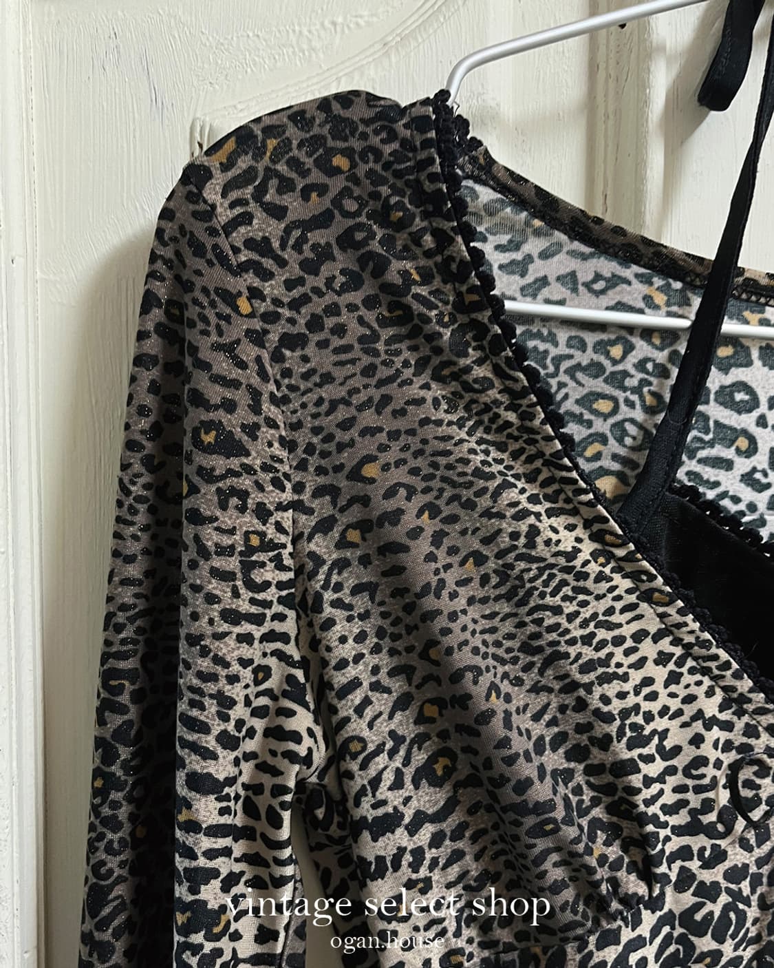 vintage osaki nana leopard top 상품이미지2