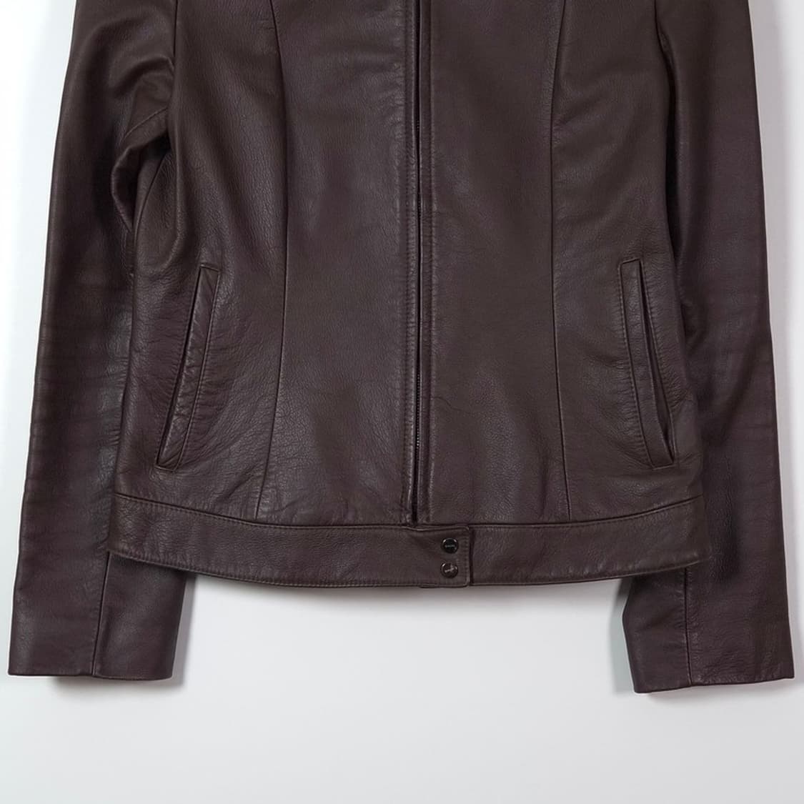 가우디 리얼 소가죽 스탠드카라 레더 자켓 55 상품이미지4