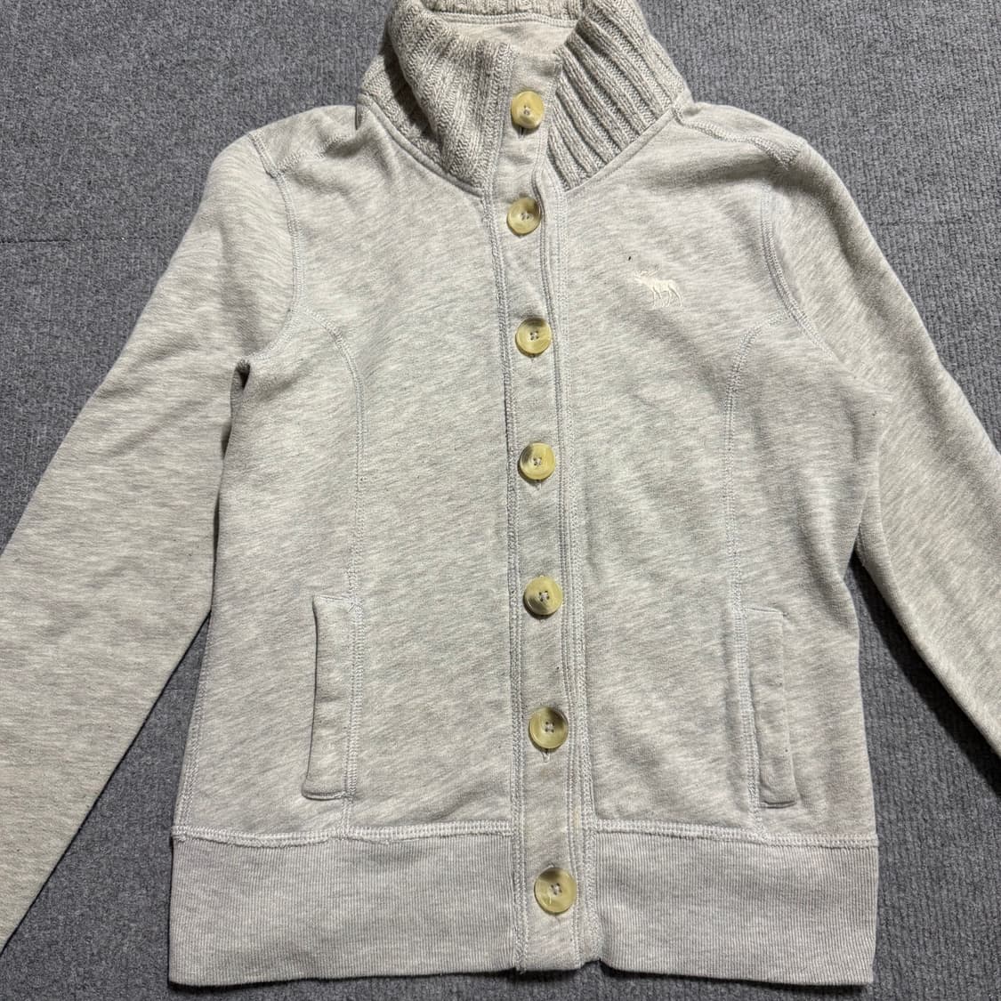 딱붙핏 아베크롬비 그레이 집업 상품이미지2