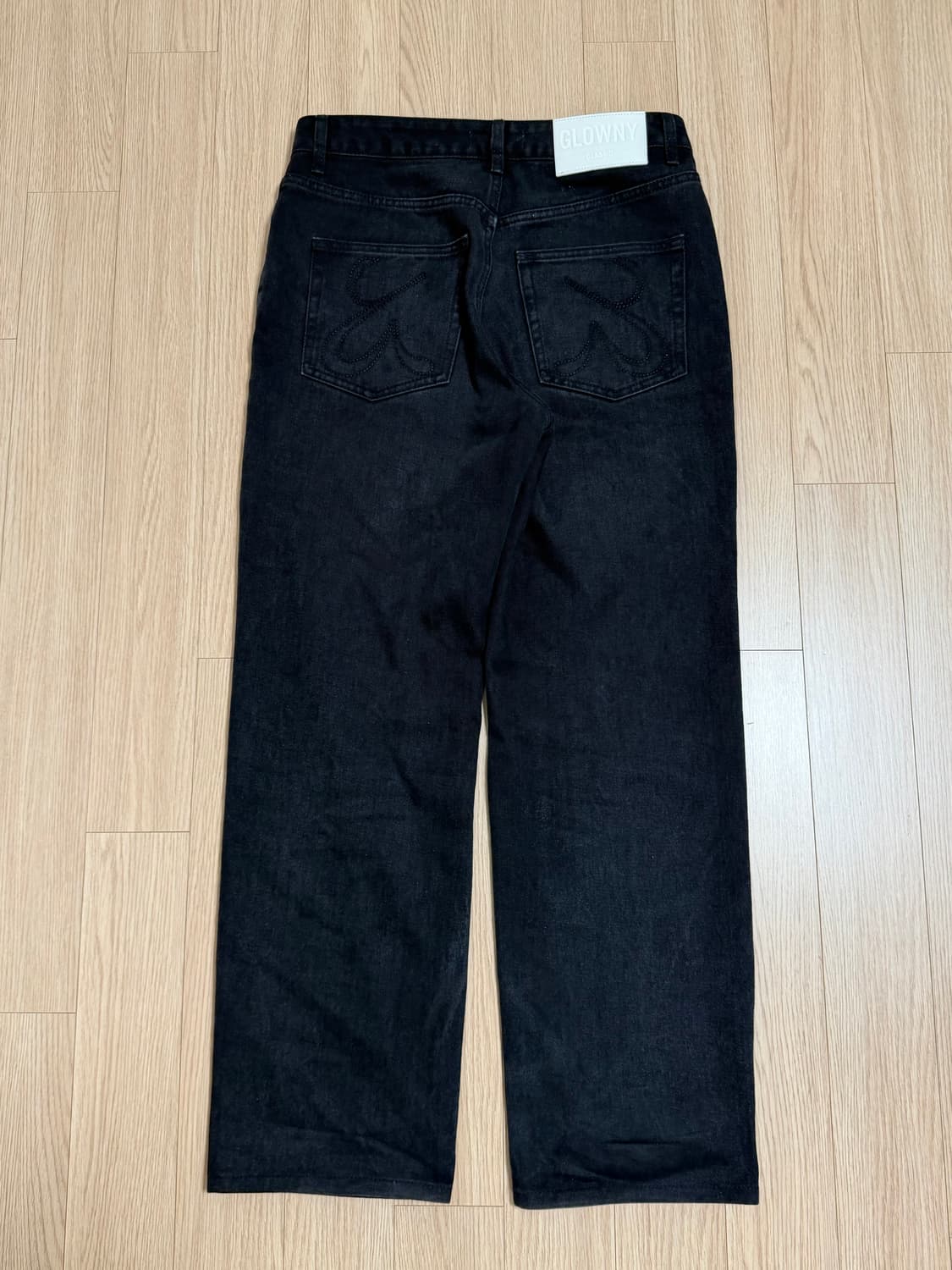 글로니(glowny) 제인진 JANE JEANS BLACK 블랙 S 상품이미지4