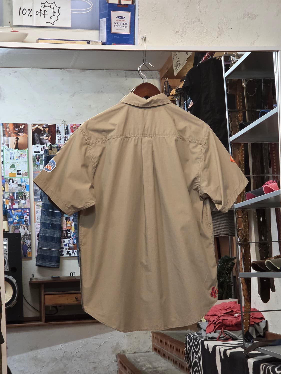 JPN 레이싱 패치 포인트 반팔 셔츠 상품이미지6