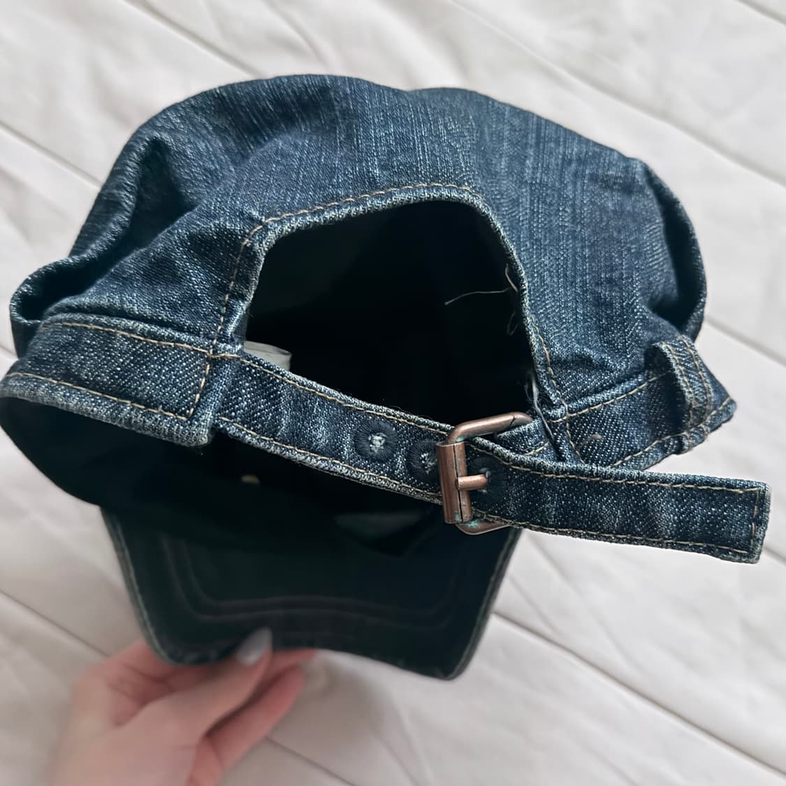 디젤 데님 캡 모자 오네갸루 상품이미지2