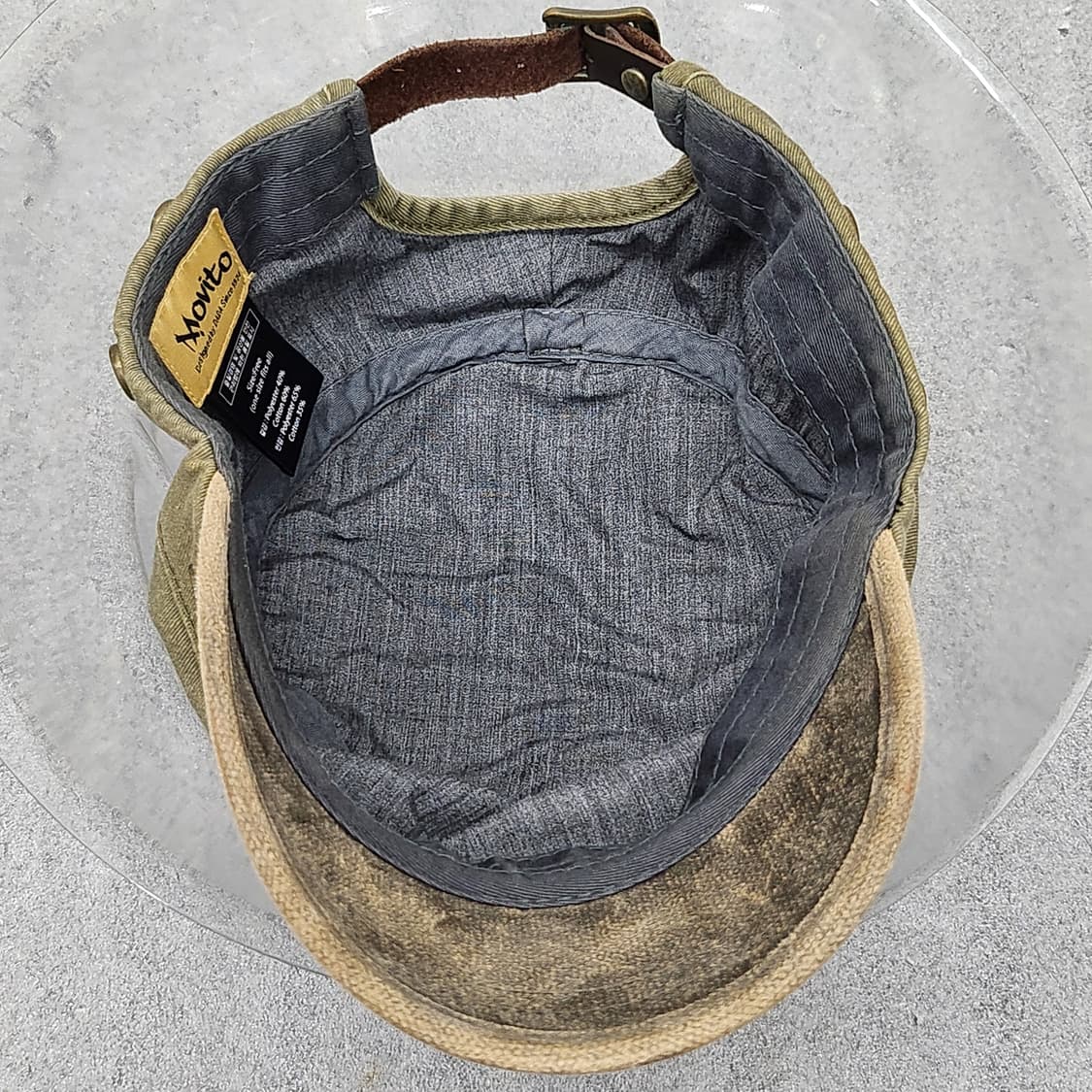 Movito 군모 카키색 프리사이즈  상품이미지7