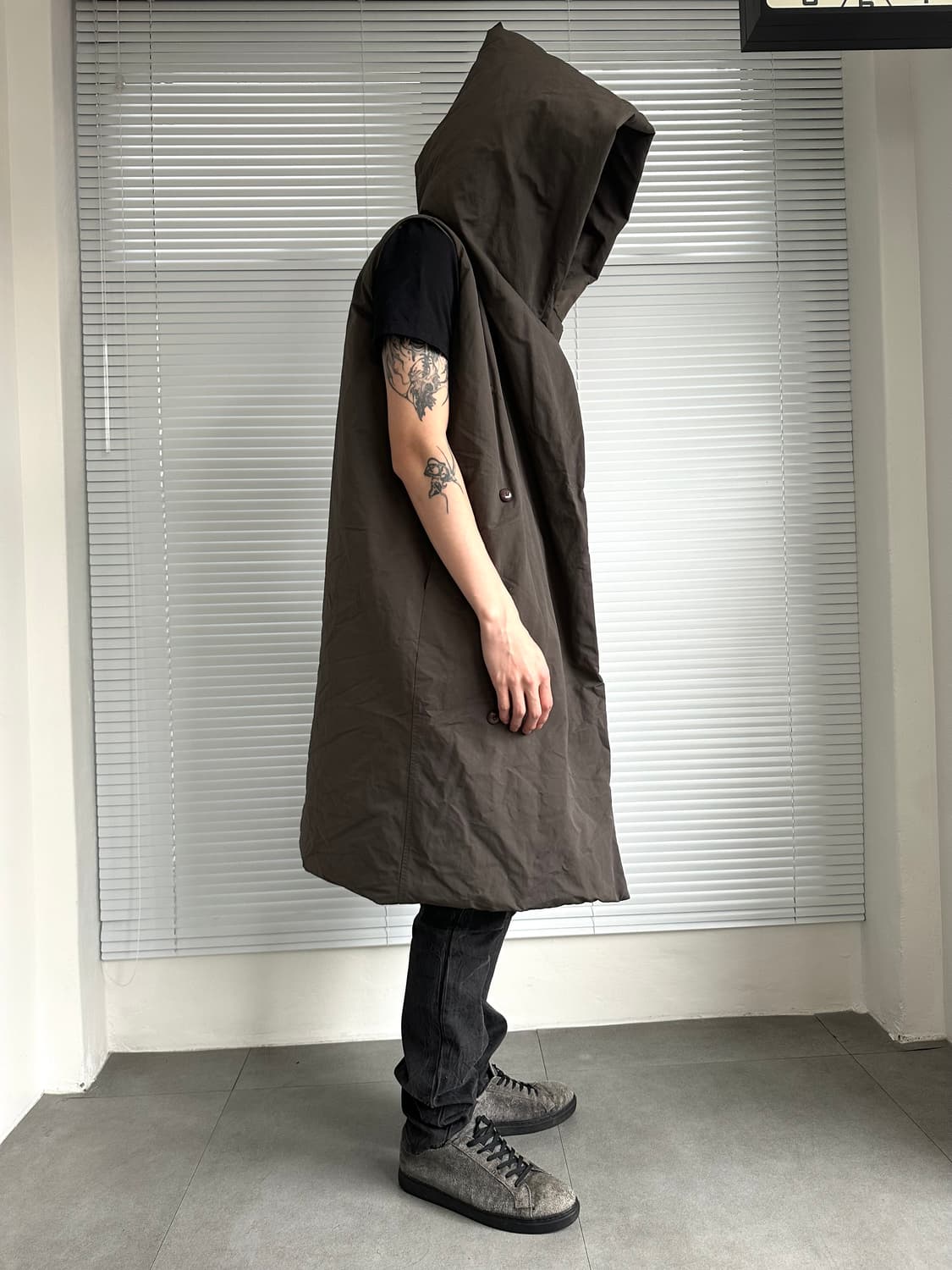 릭오웬스 2015FW 아카이브 구스다운 후드 베스트 상품이미지4