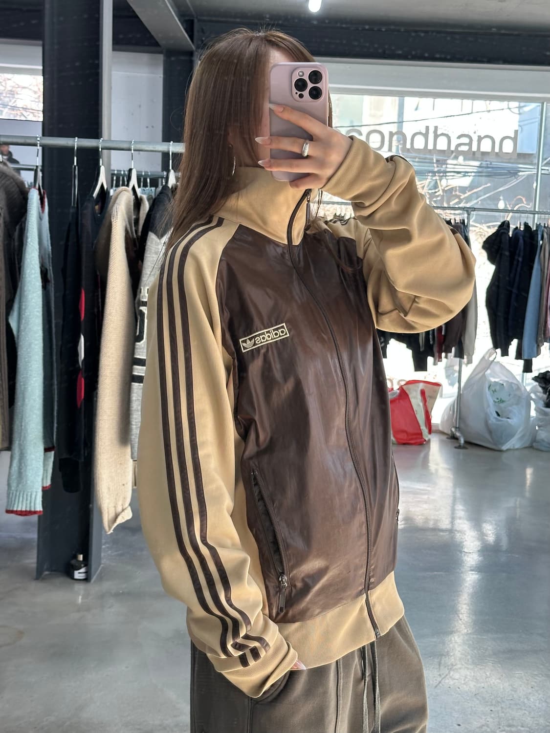 아디다스 90s 베켄바우어 초코바나나 트랙져지 상품이미지5