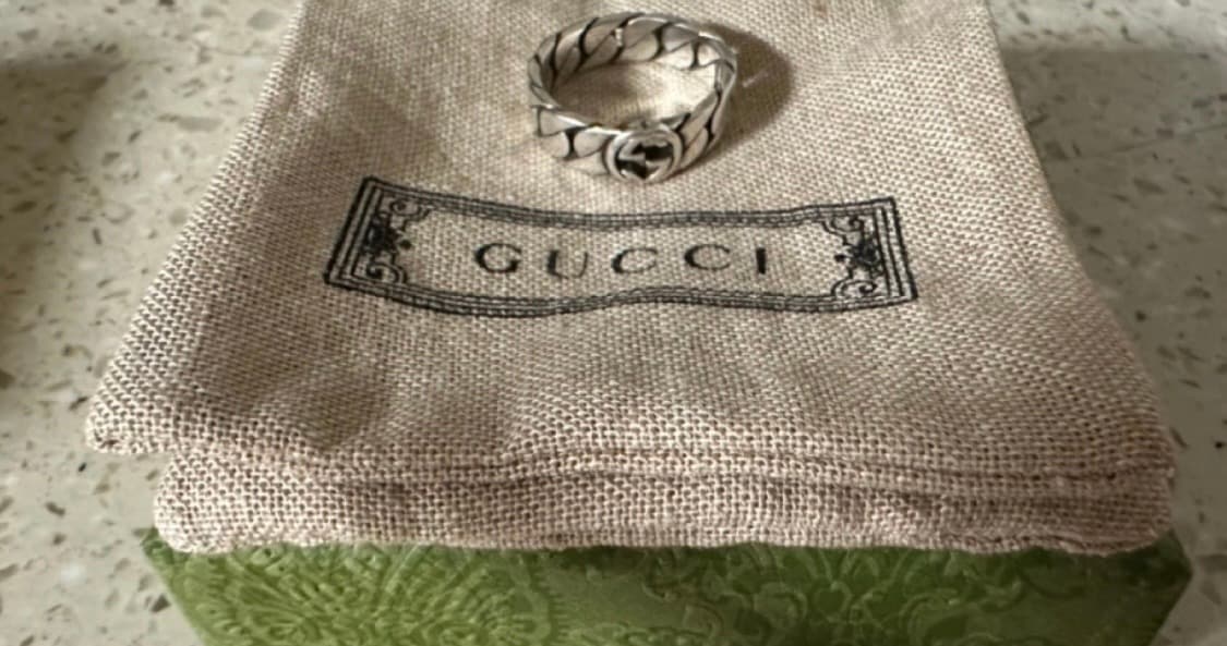 구찌 인터로킹 반지 상품이미지1