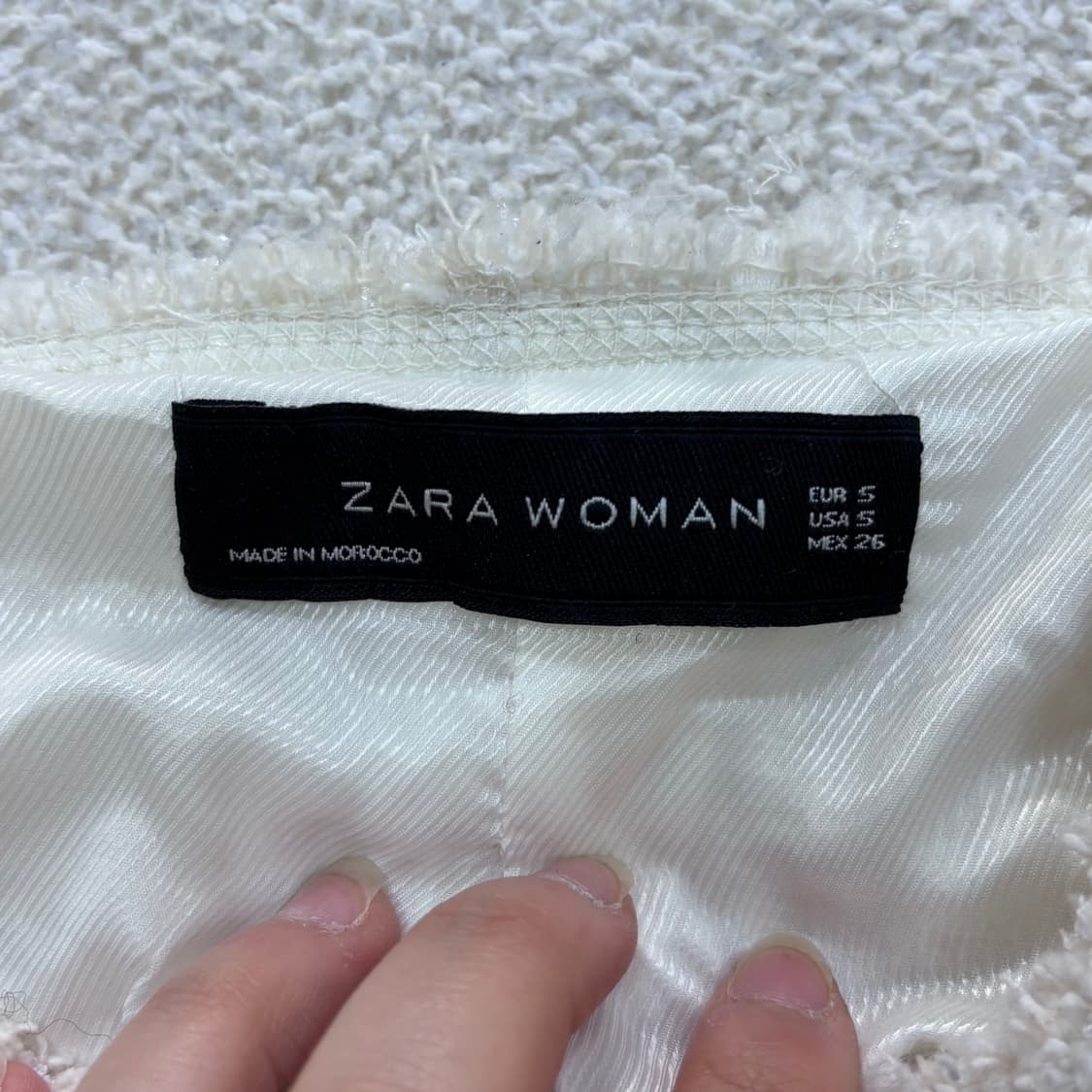 S 자라 여성 트위드 블레이저 자켓 0331E 상품이미지3