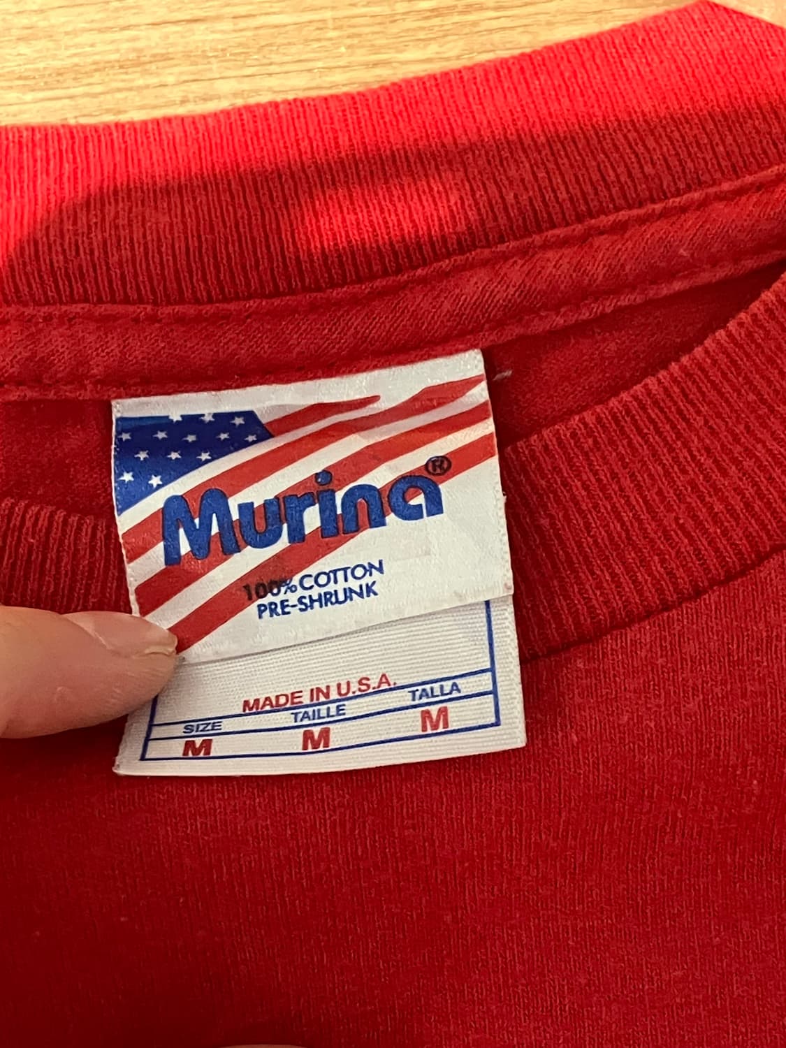 USA 2004 퍼레이드 프린팅 코튼 반팔 티셔츠 상품이미지4