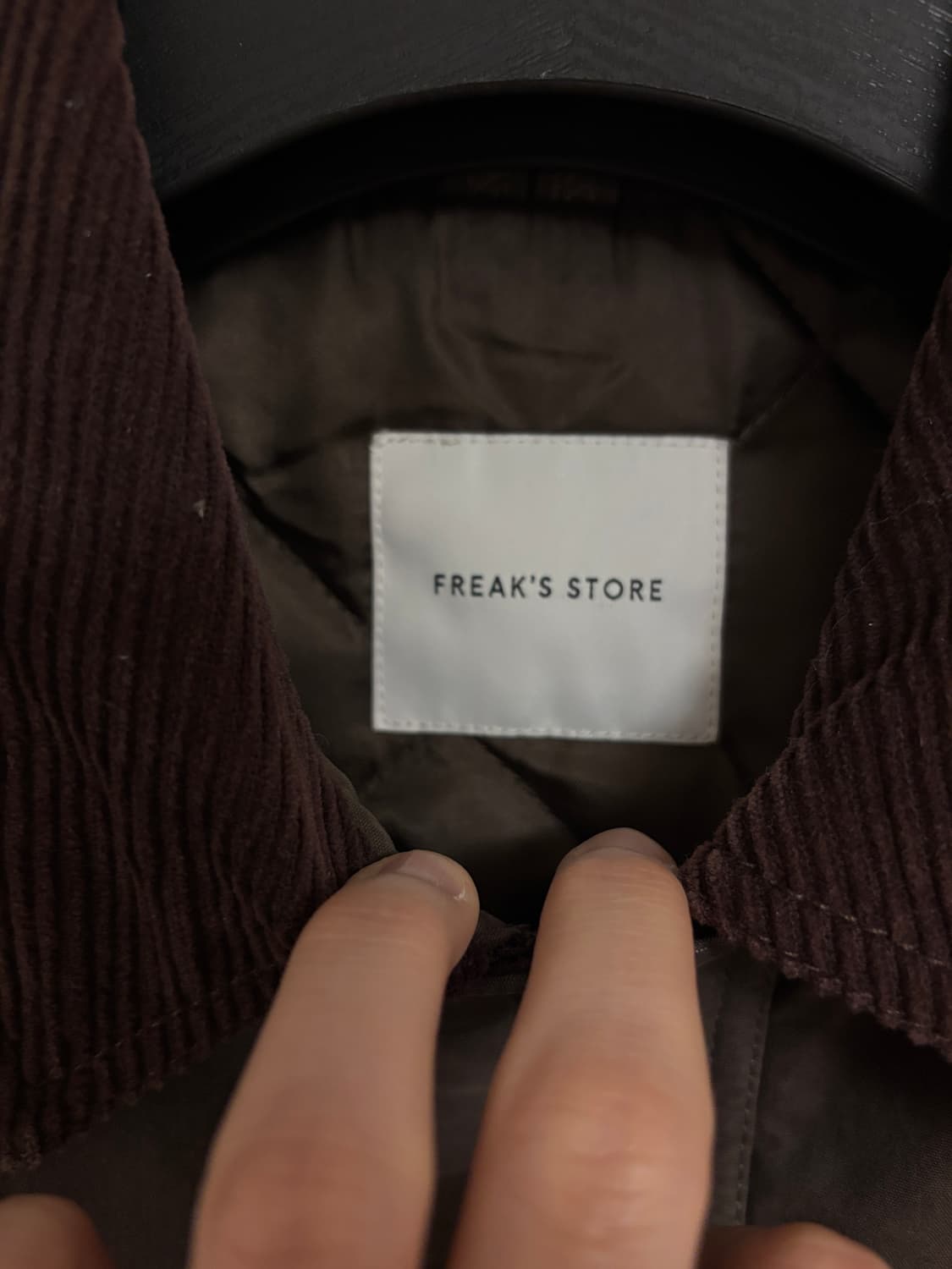 s (95~100) 프릭스스토어 코듀로이 카라 헌팅 자켓 상품이미지3