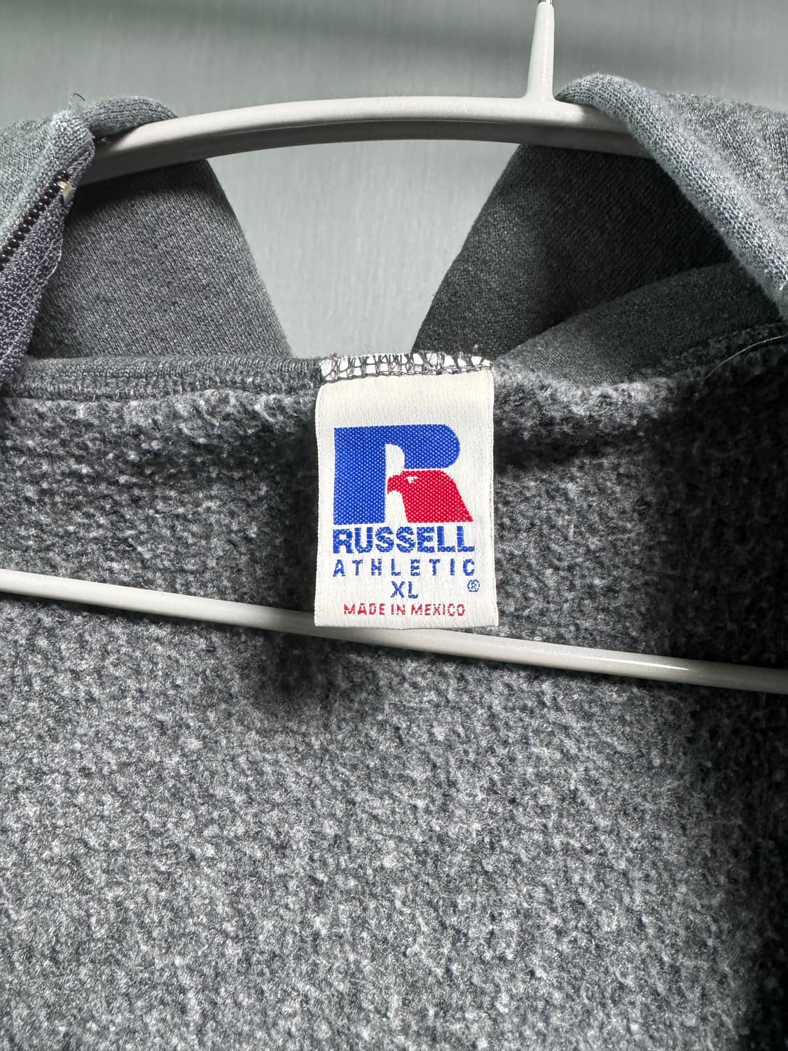 러셀 회색 후드 집업 XL 90s 상품이미지3