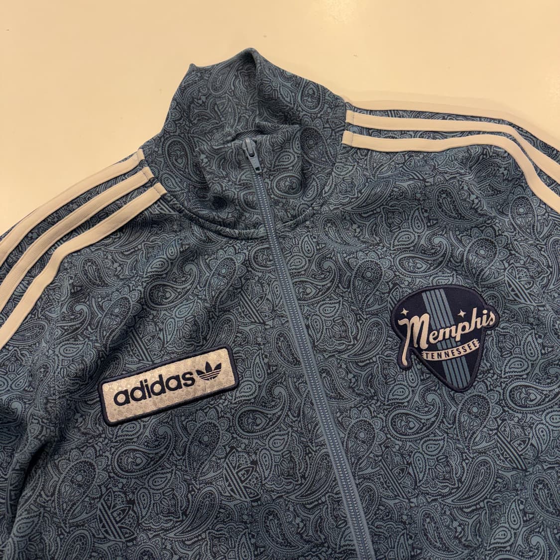 [95] 08s 아디다스 멤피스 페이즐리 트랙탑 져지 집업 B490 상품이미지3
