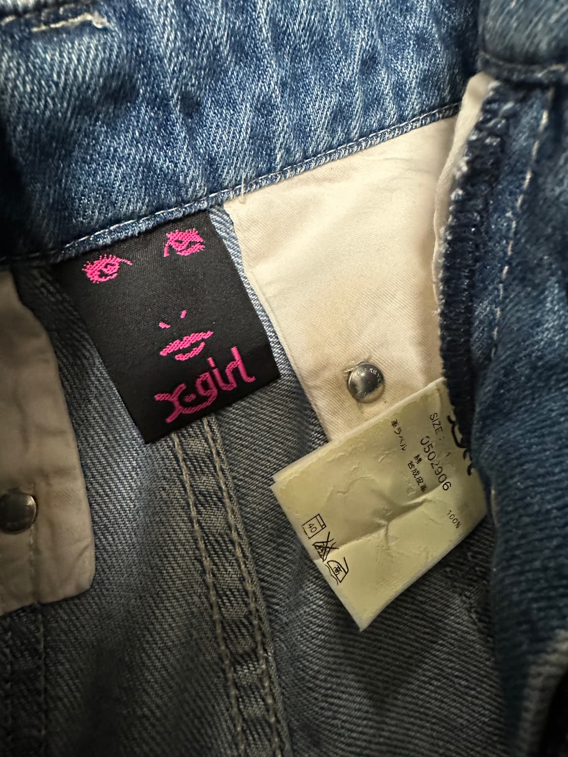 X-GIRL denim overall 상품이미지4