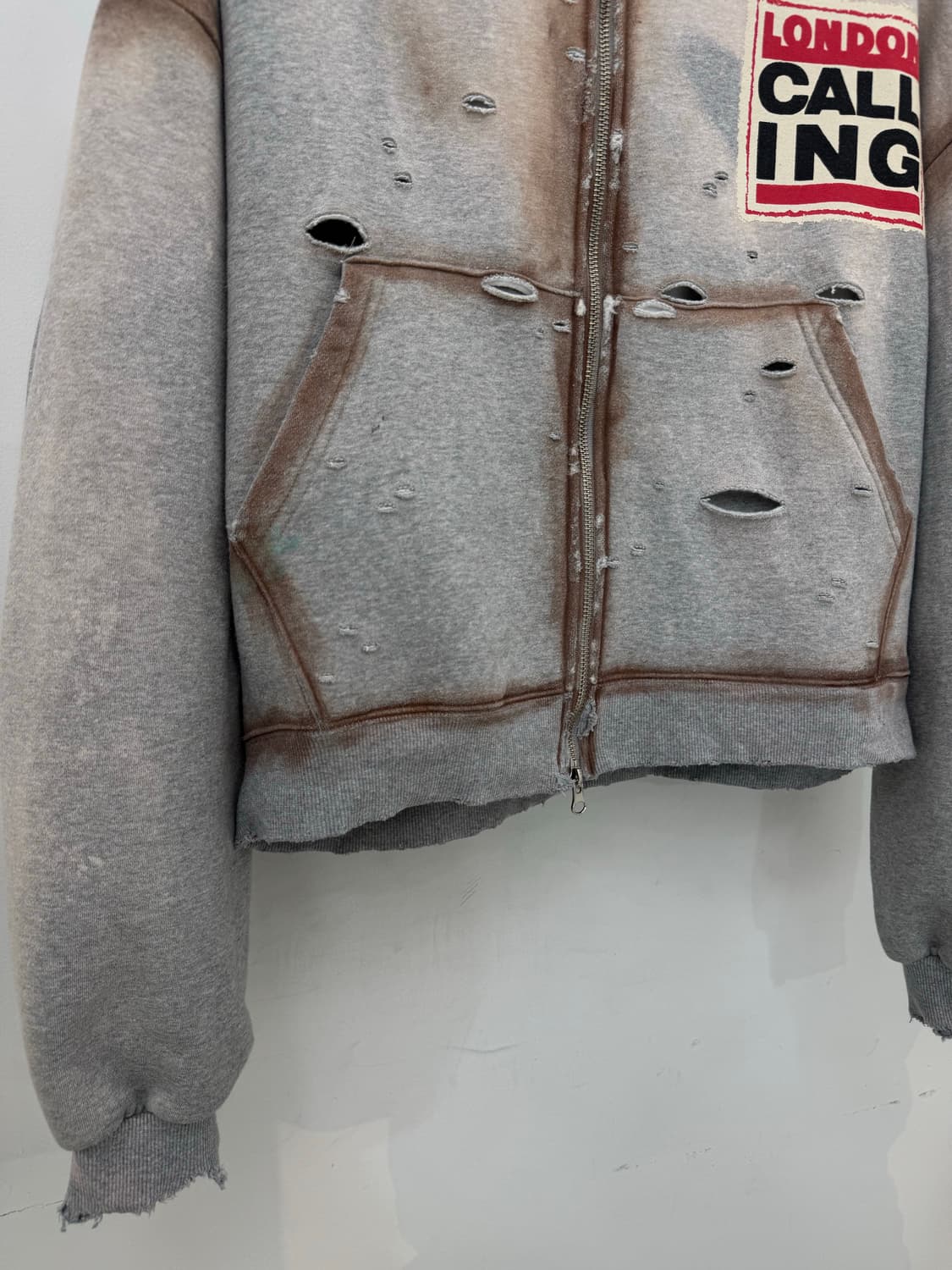 빈티지 후드집업(기모) 상품이미지4