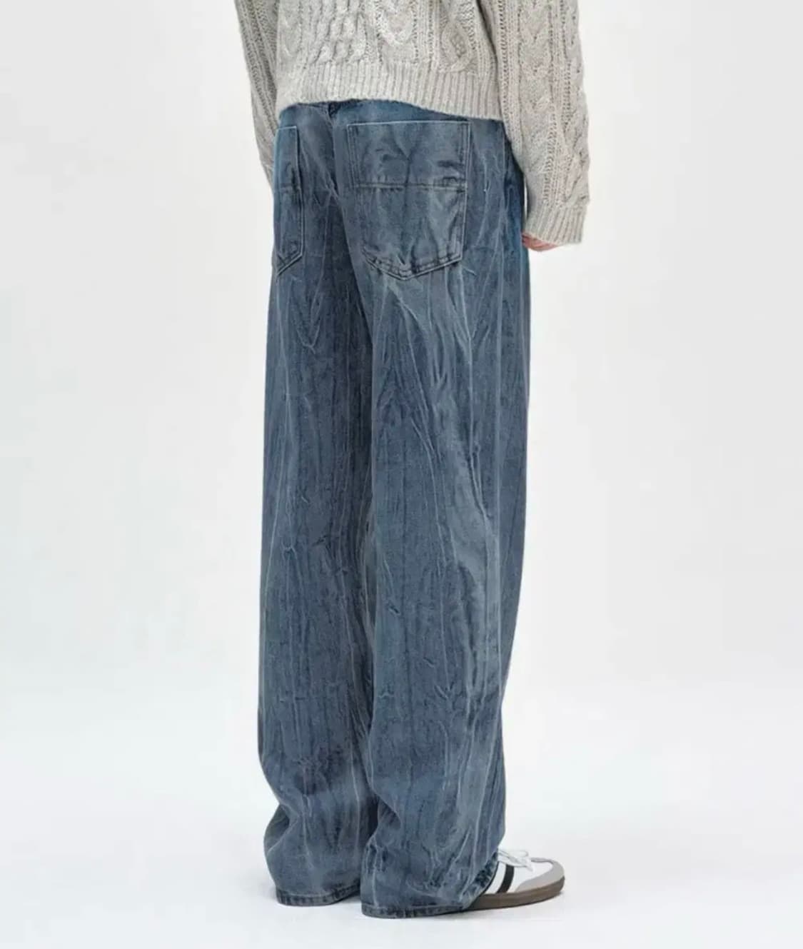 [새상품] 데케트 미드 라이즈 진 CRBlue 28size 상품이미지3