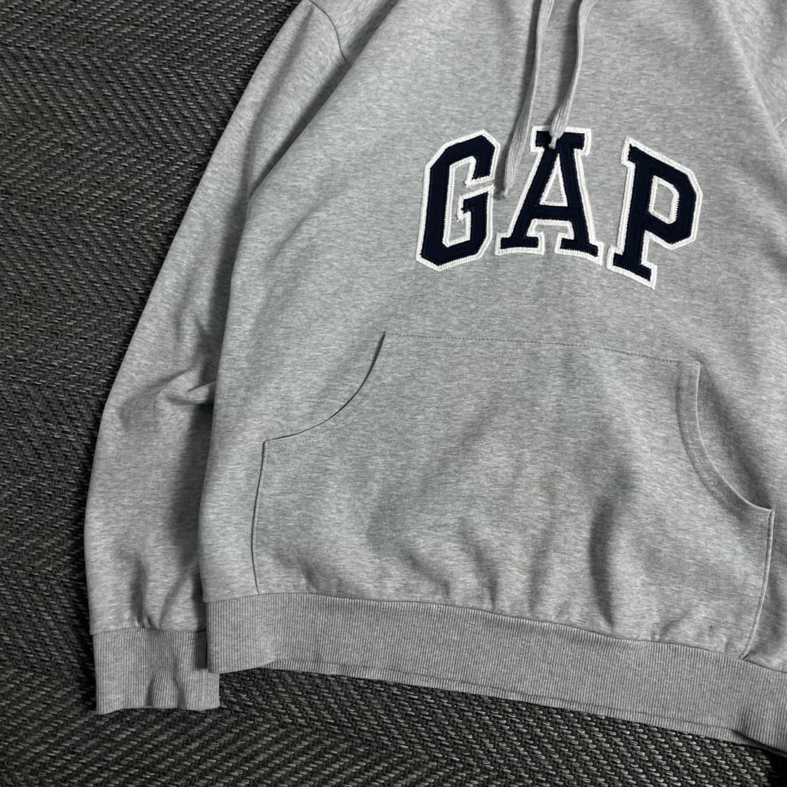 Gap 빅로고 그레이 박시핏 후드 티셔츠o 3941 상품이미지3