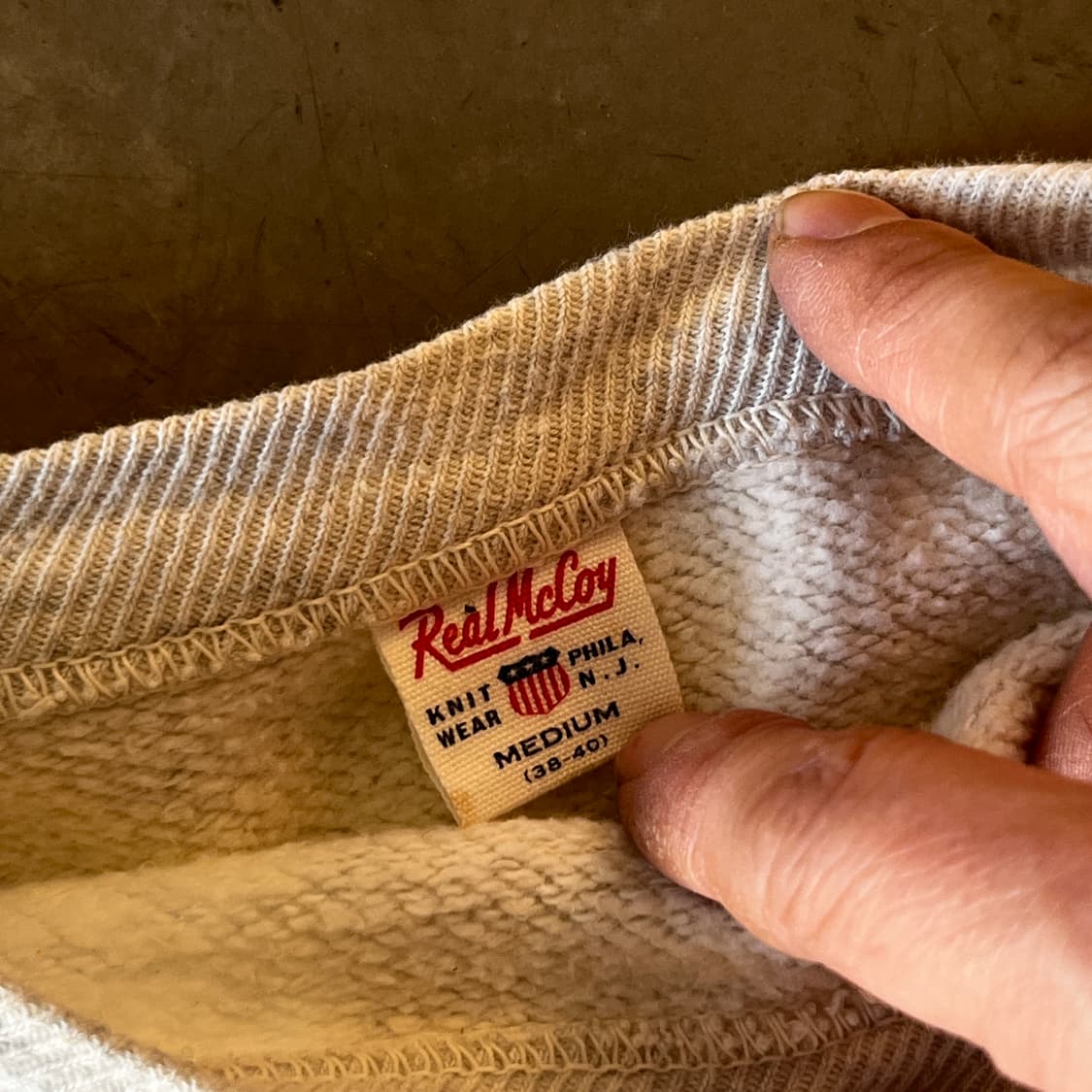 리얼맥코이 스웻 셔츠 AAF 상품이미지4