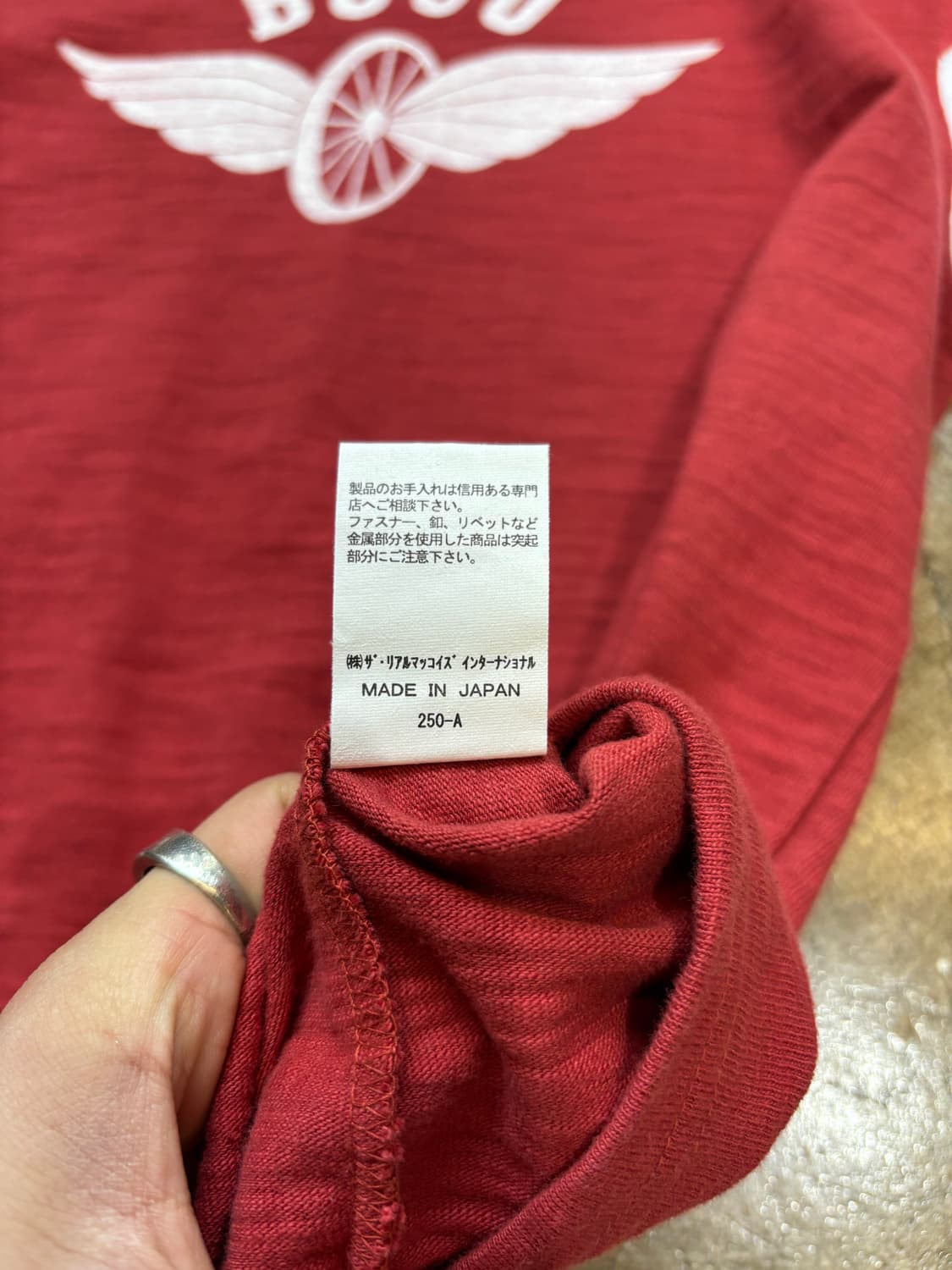 리얼맥코이 BUCO 스트라이프 레이싱 티셔츠 상품이미지6