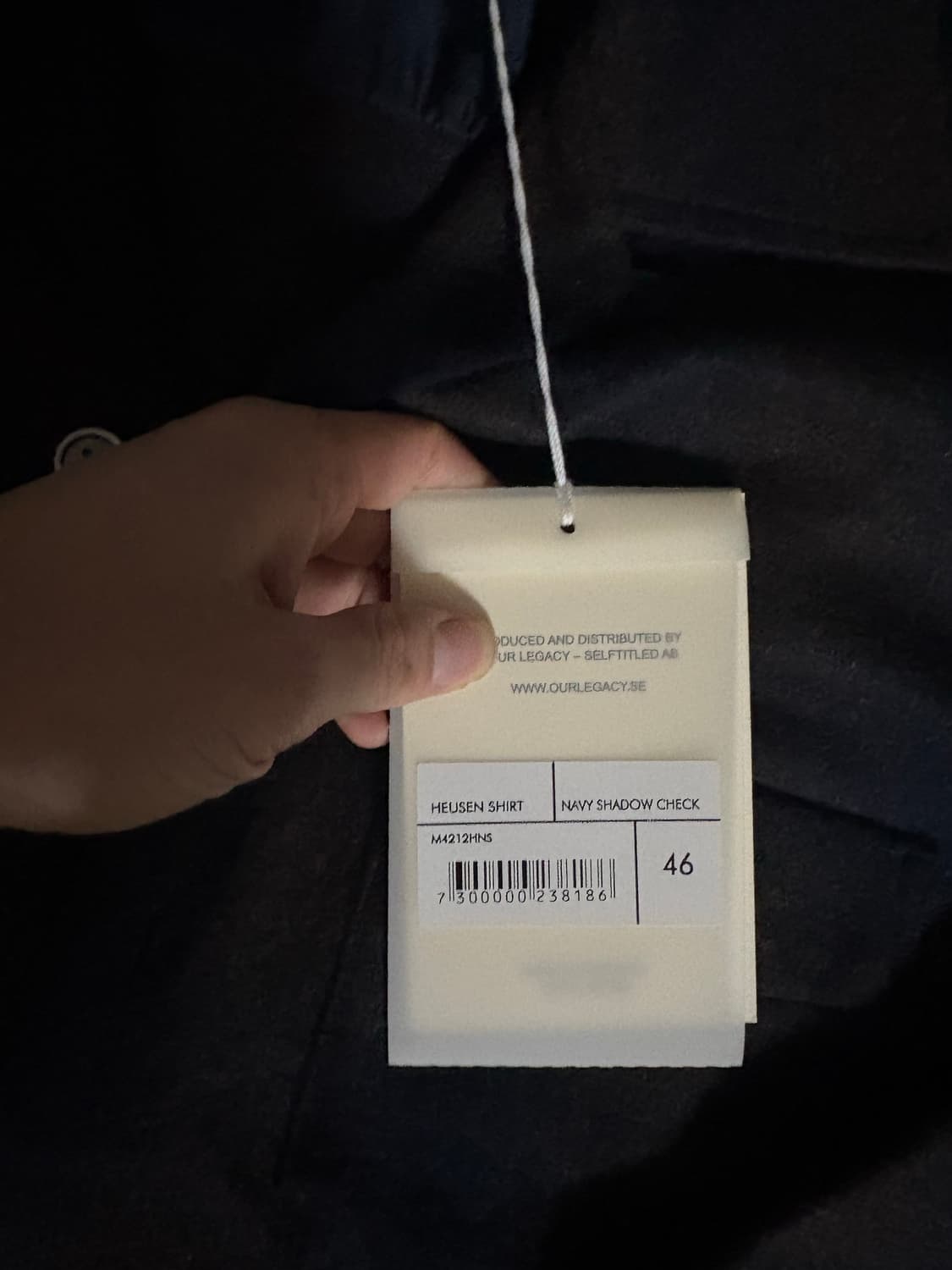 아워레가시 Heusen 셔츠 46 택보유 상품이미지5