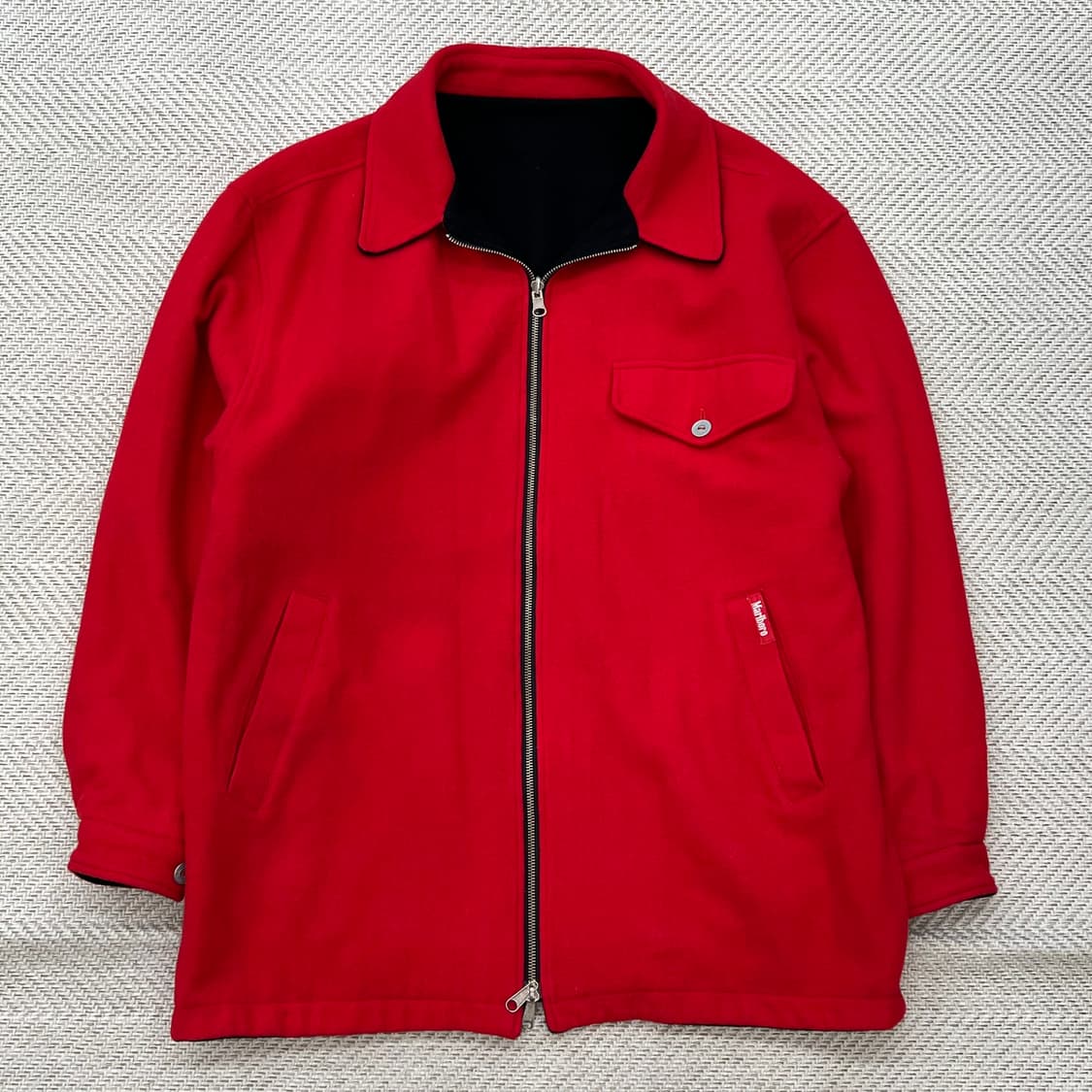 말보로 리버시블 울 자켓 r2636 상품이미지2