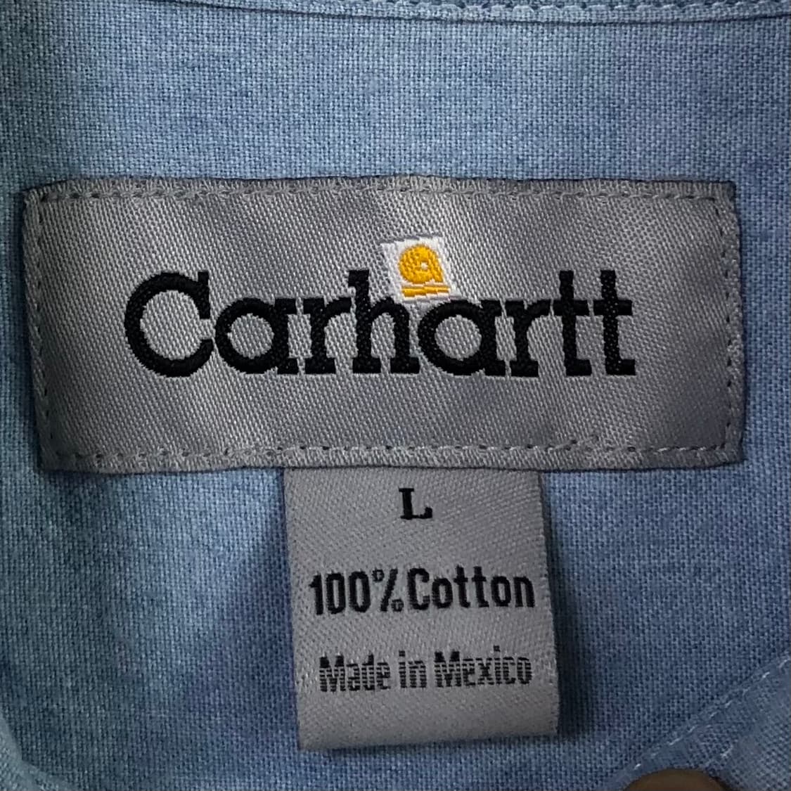 XL 칼하트 데님 셔츠 상품이미지3