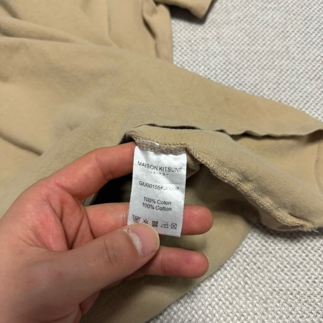 메종키츠네 더블 폭스 패치 반팔티 상품이미지3