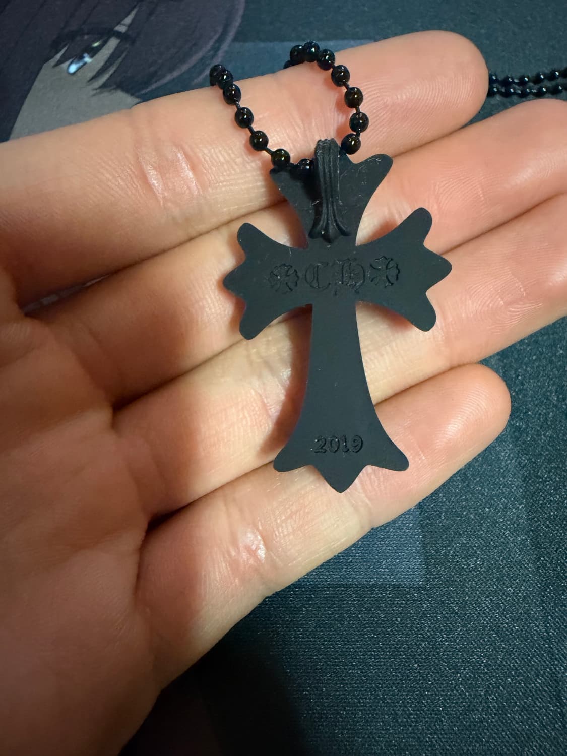 크롬하츠 실리크롬 팬던트 블랙 상품이미지3