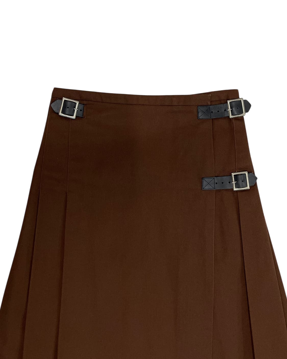엔지니어드 가먼츠 벨트 디테일 플리츠 랩 스커트 상품이미지7